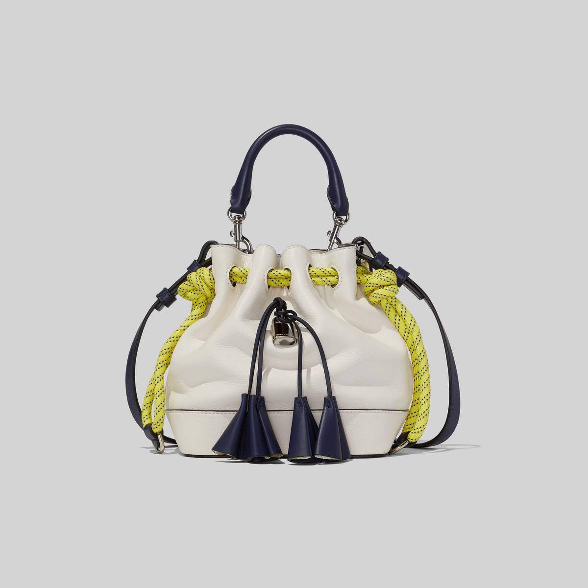 Image of MARC JACOBS Women's Sofia Loves The Leather Bucket Bag in Cotton Multi