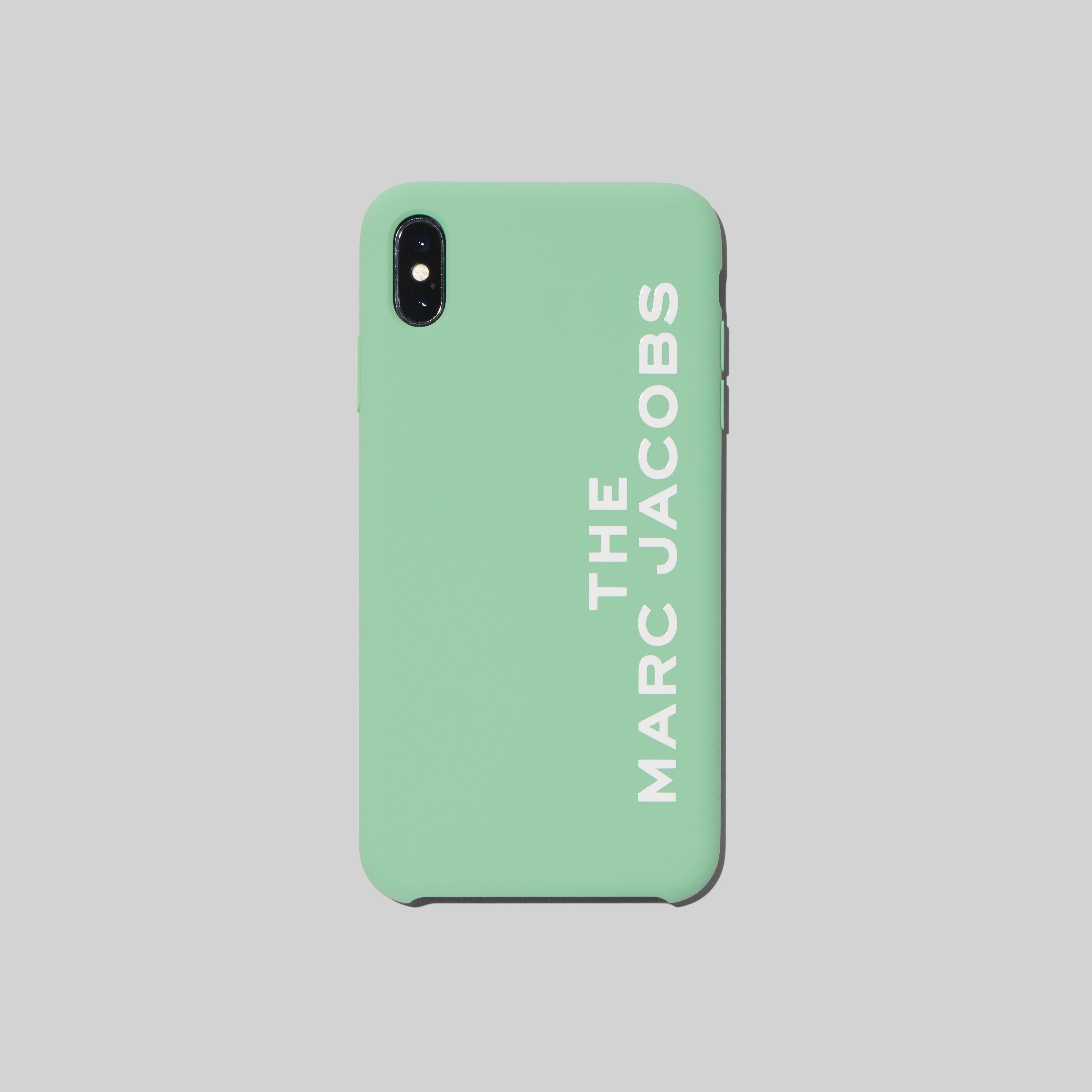 Marc Jacobs The Silicone Iphone Xs Max Case In Apple Green