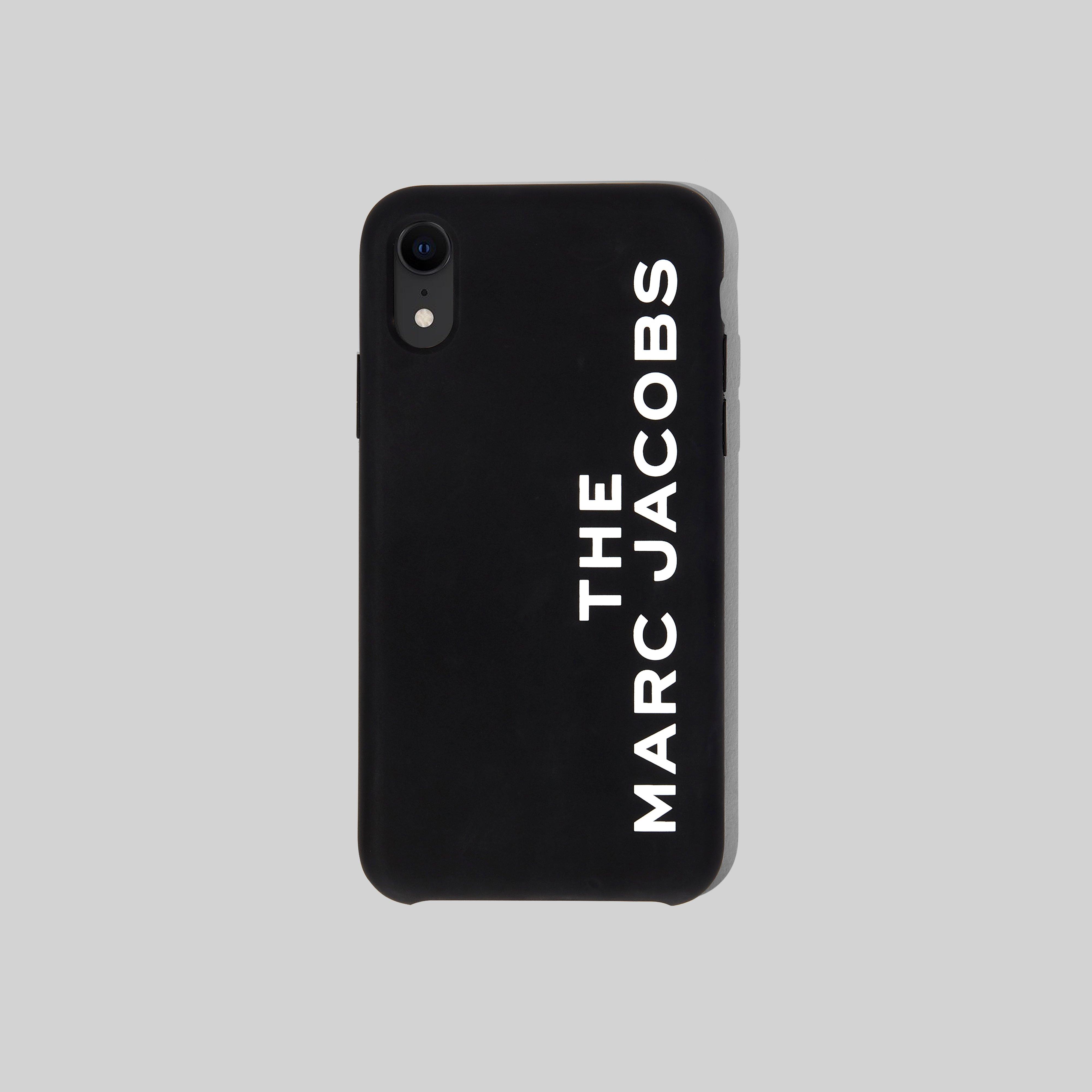 Marc Jacobs The Silicone Iphone Xr Case In Black