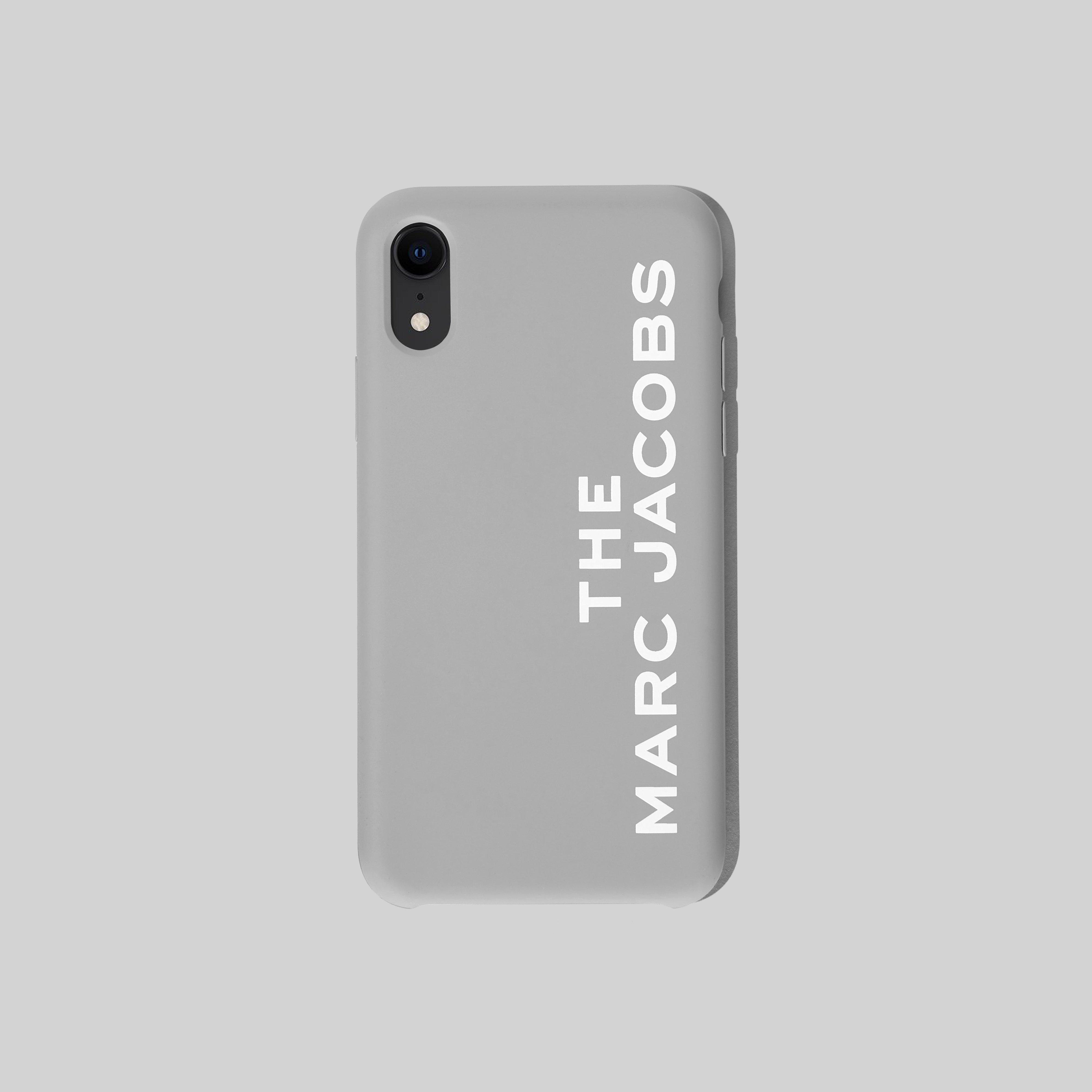 Marc Jacobs The Silicone Iphone Xr Case In Grey