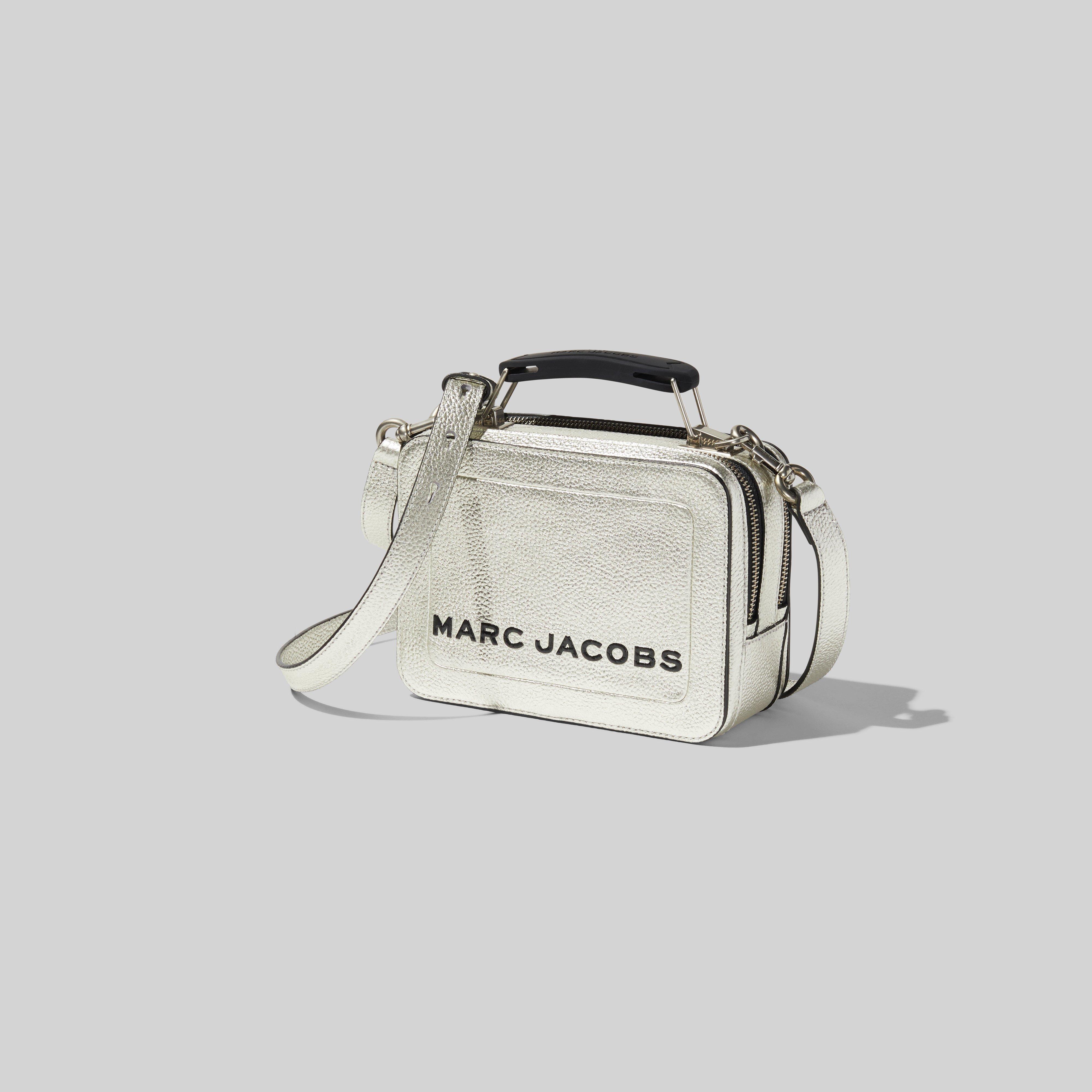 The Metallic Textured Mini Box Bag