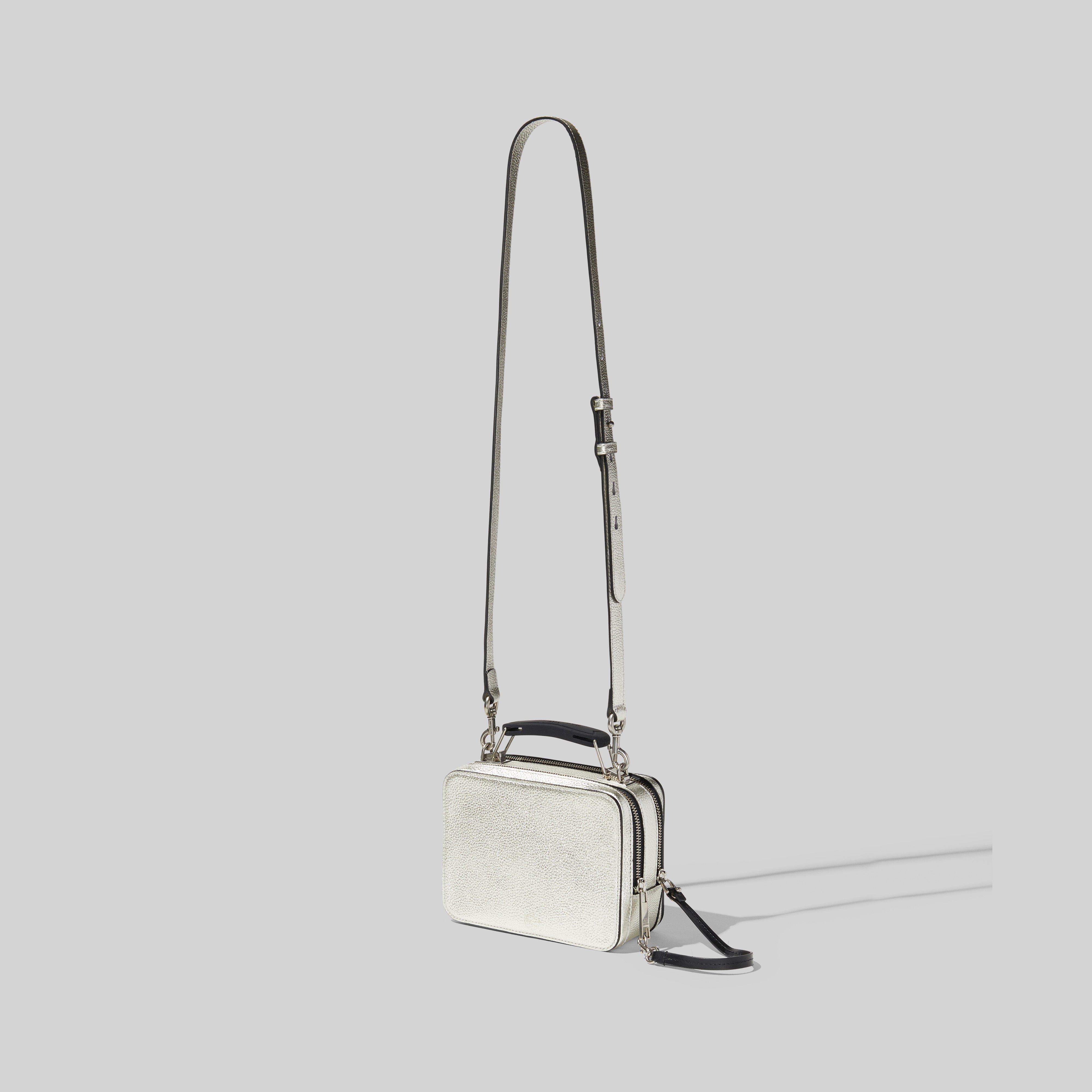 The Metallic Textured Mini Box Bag