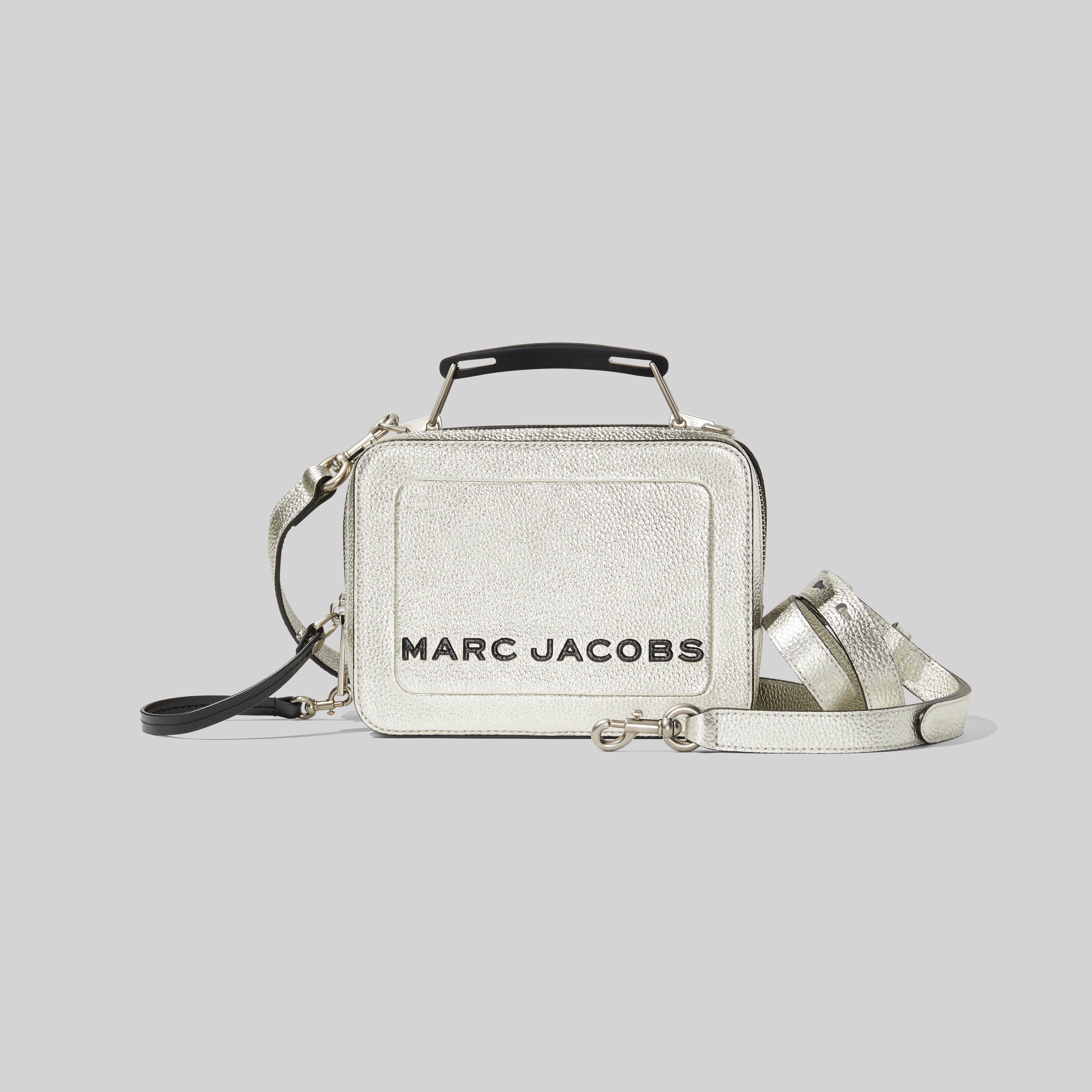 marc jacobs box bag grey