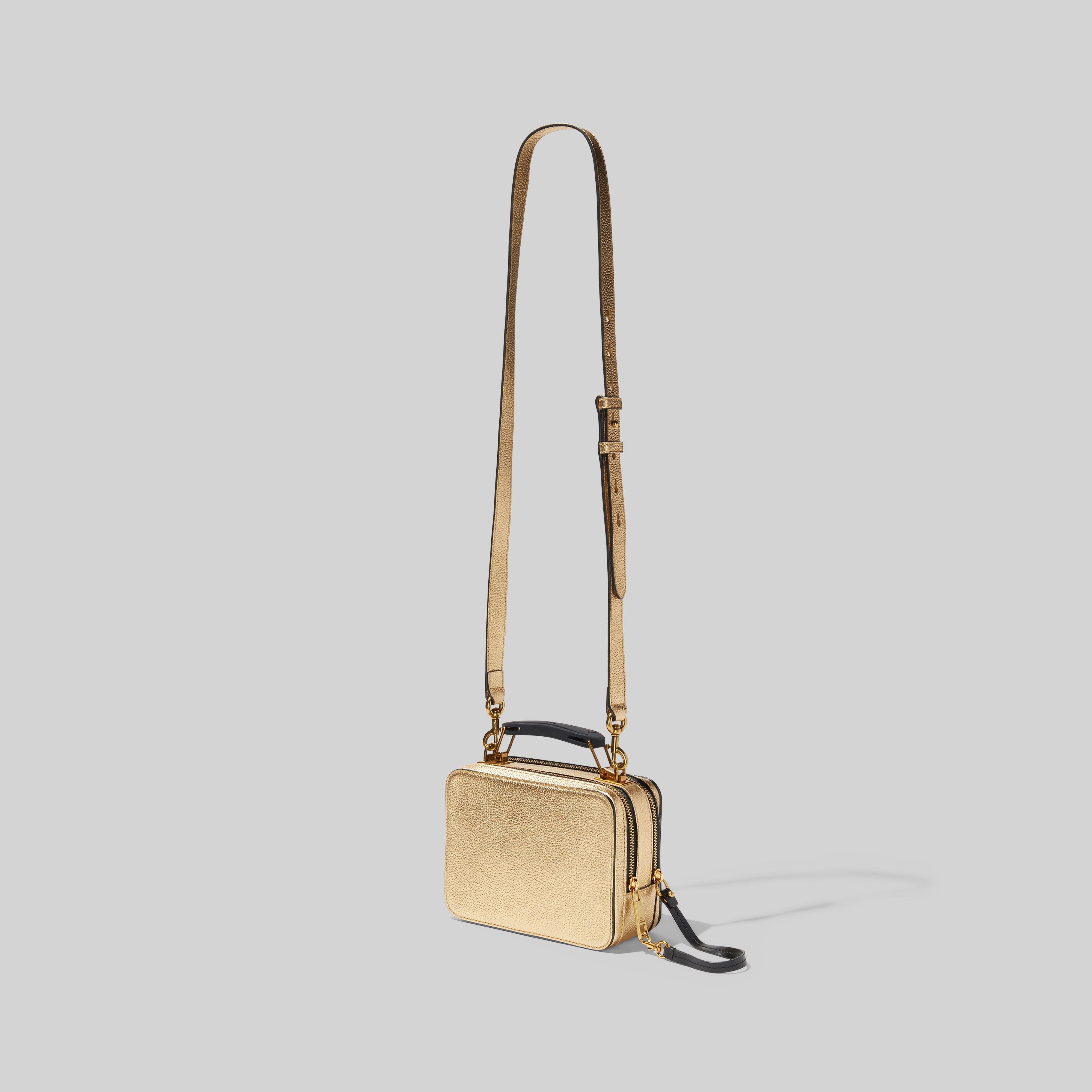 The Metallic Textured Mini Box Bag