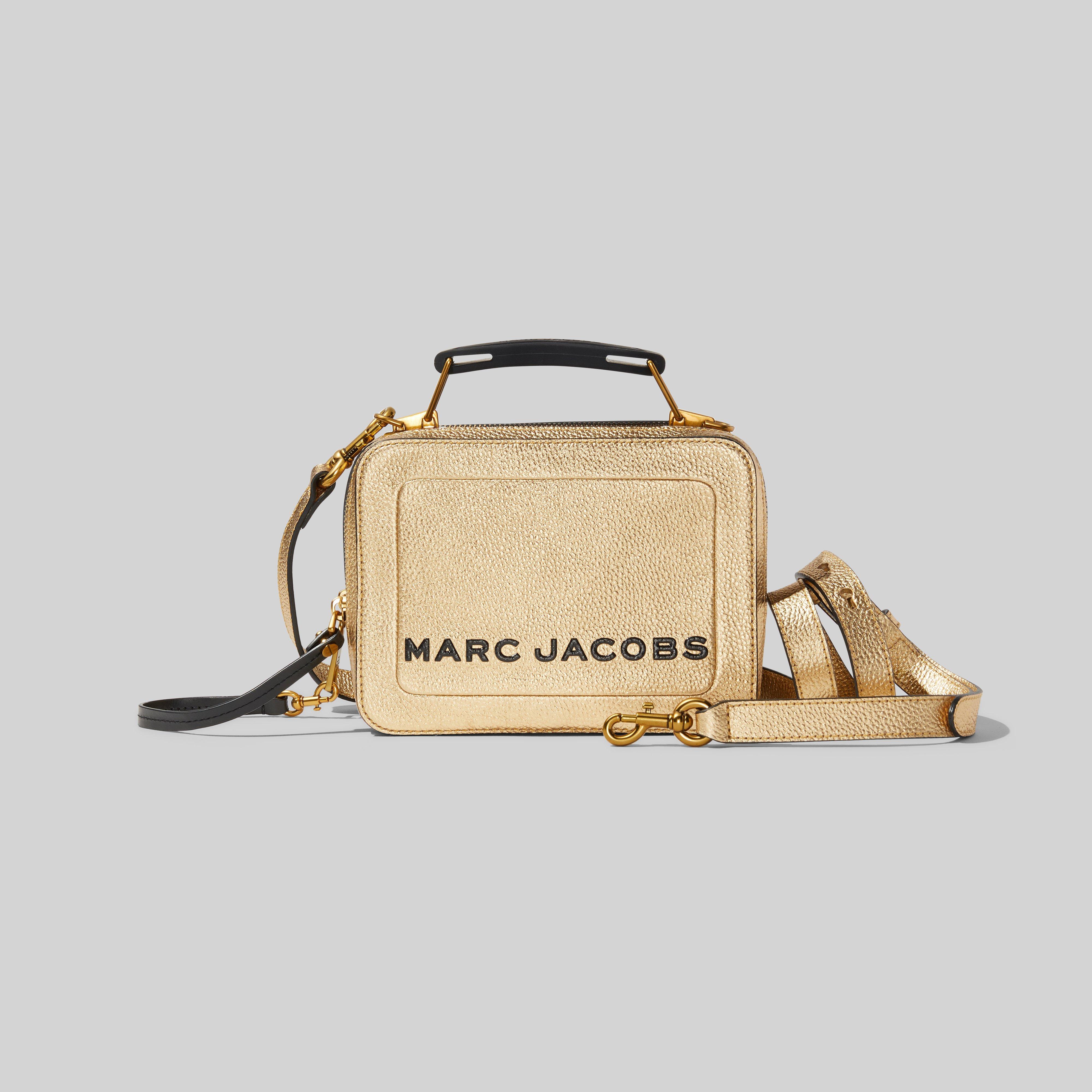 The Metallic Textured Mini Box Bag