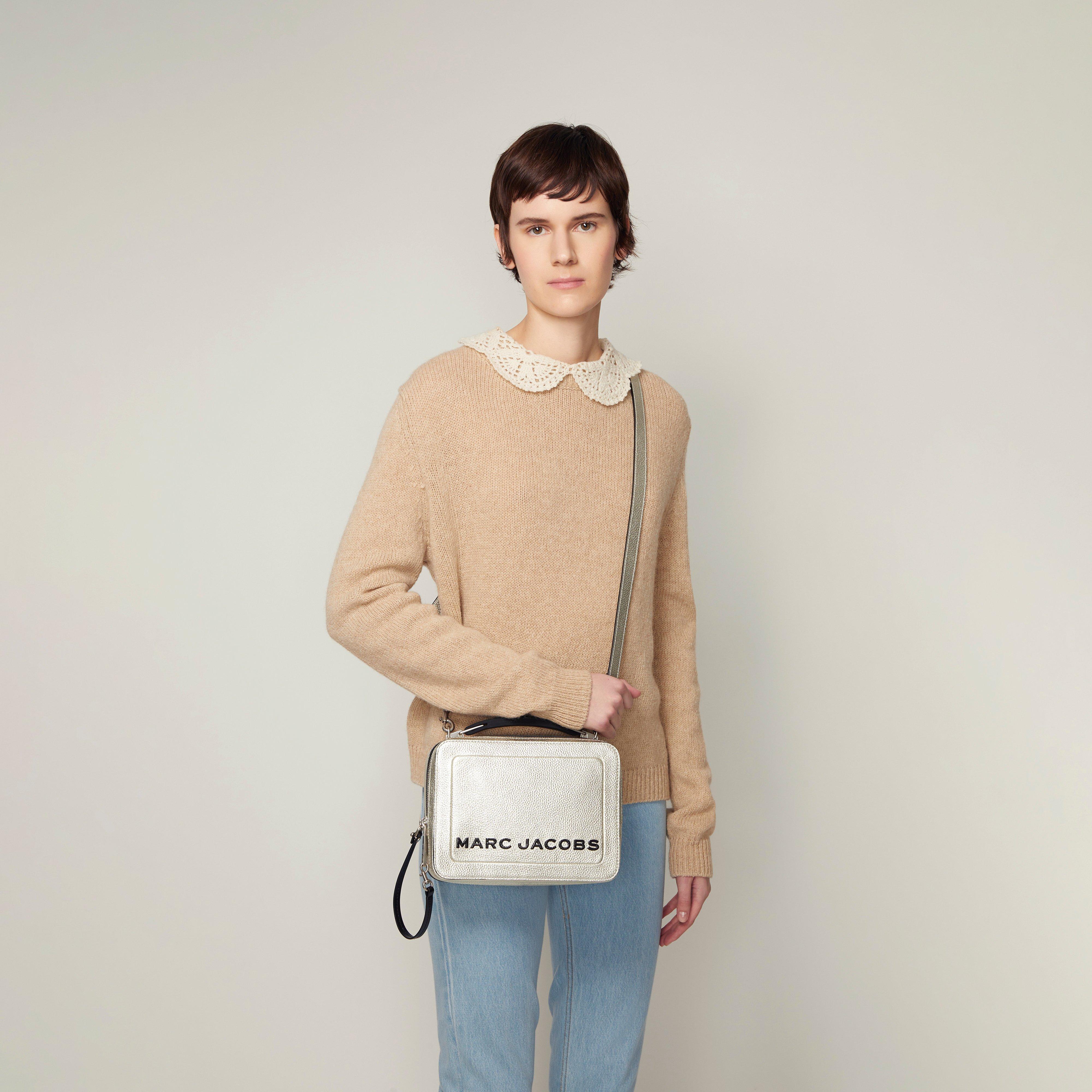 The Metallic Textured Box Bag