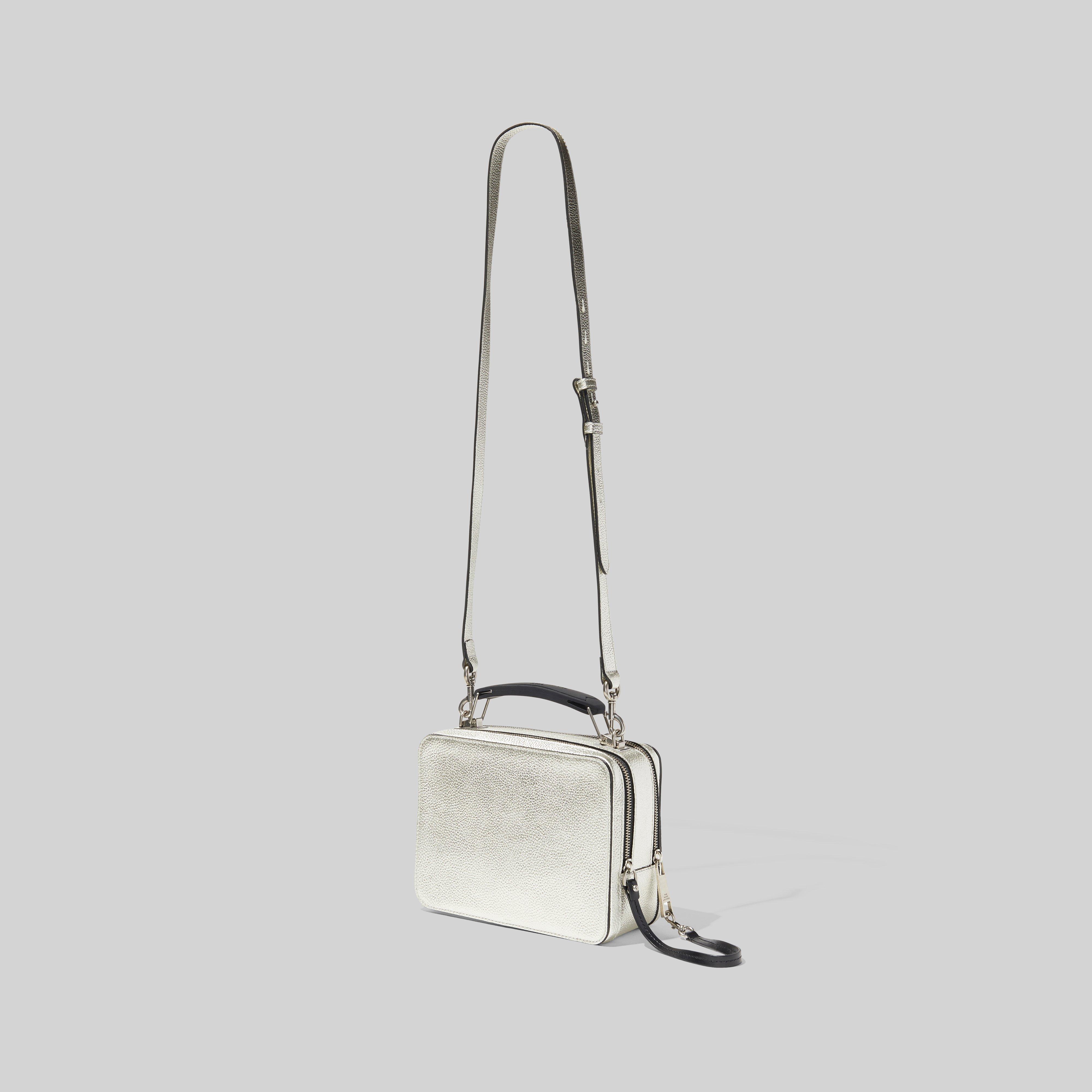 The Metallic Textured Box Bag