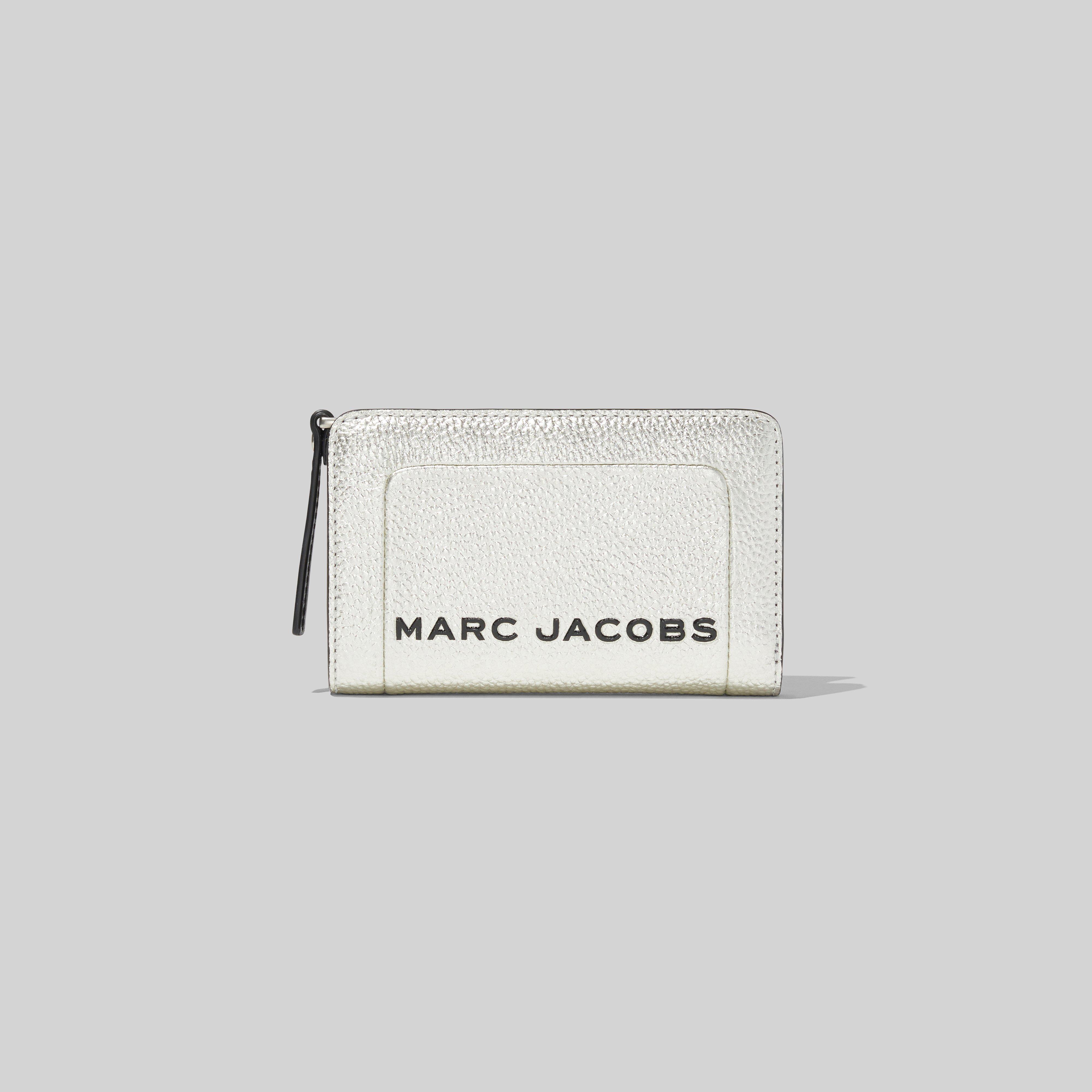 The Metallic Textured Box Compact Wallet
