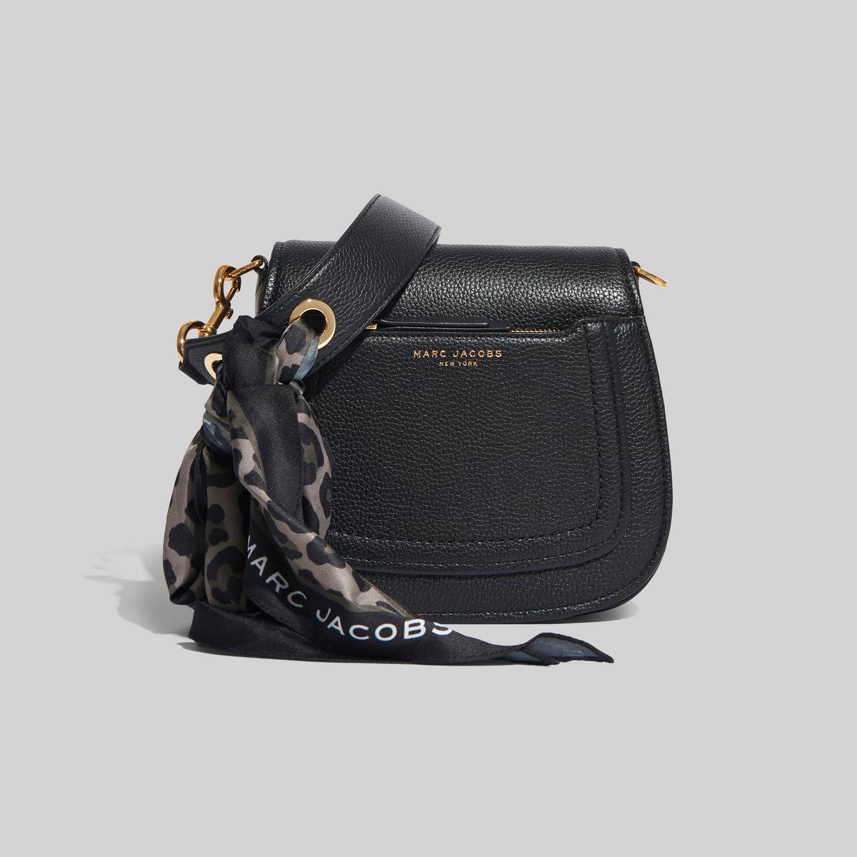 Image of MARC JACOBS Women's Empire City Scarf Mini Messenger Bag in Earl Grey