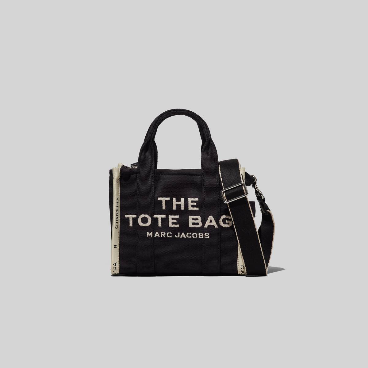 MARC JACOBS  The Jacquard Mini Tote Bag in Black