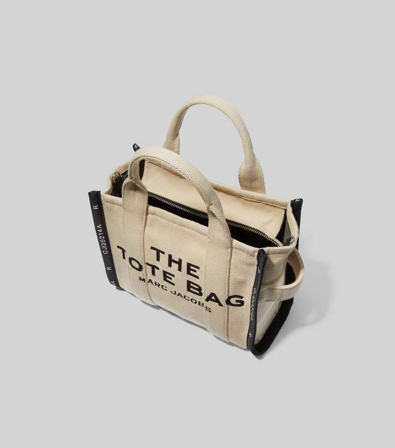 The Mini Tote Bag Jacquard - Marc Jacobs - Warm Sand - Cotton