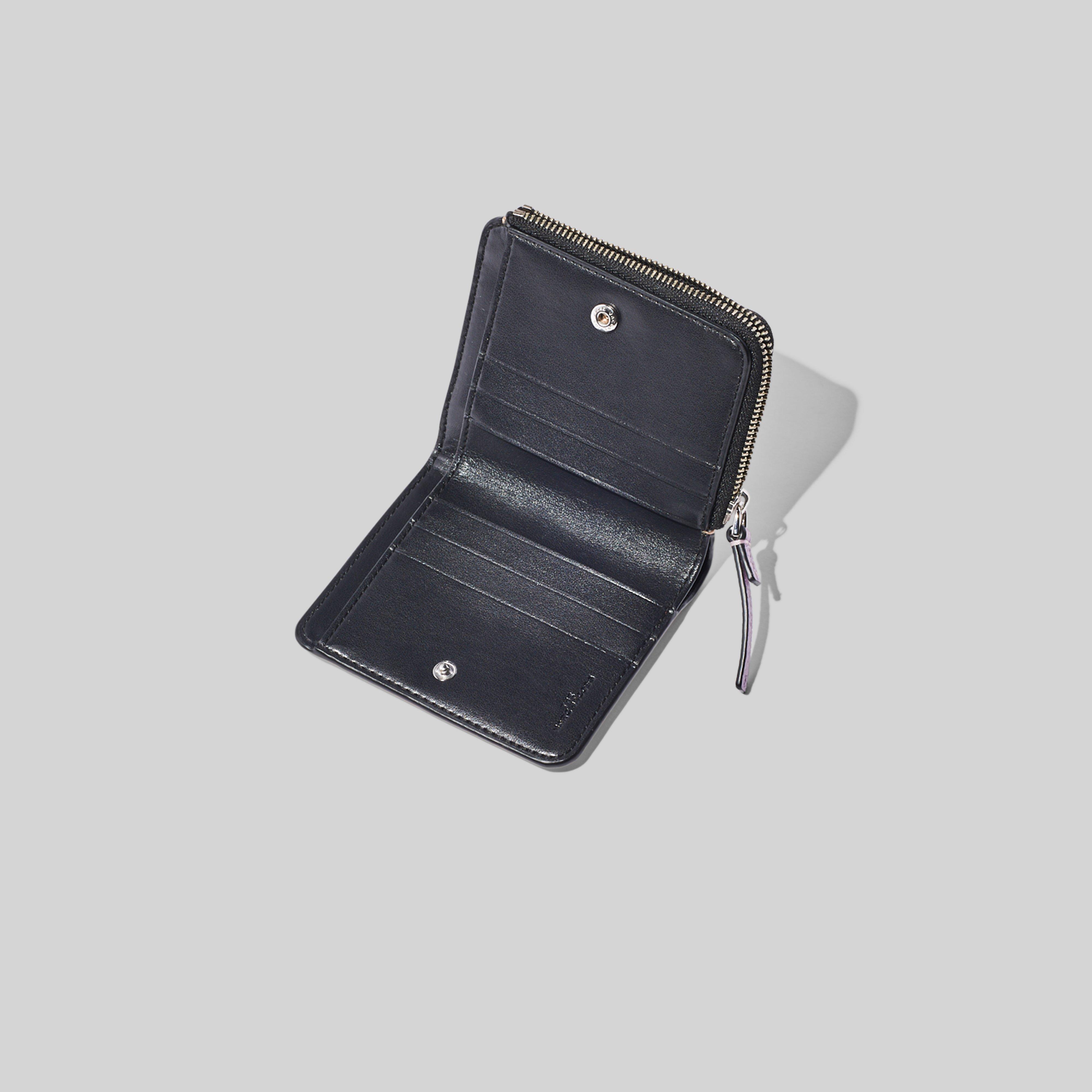 The Colorblock Mini Compact Zip Wallet