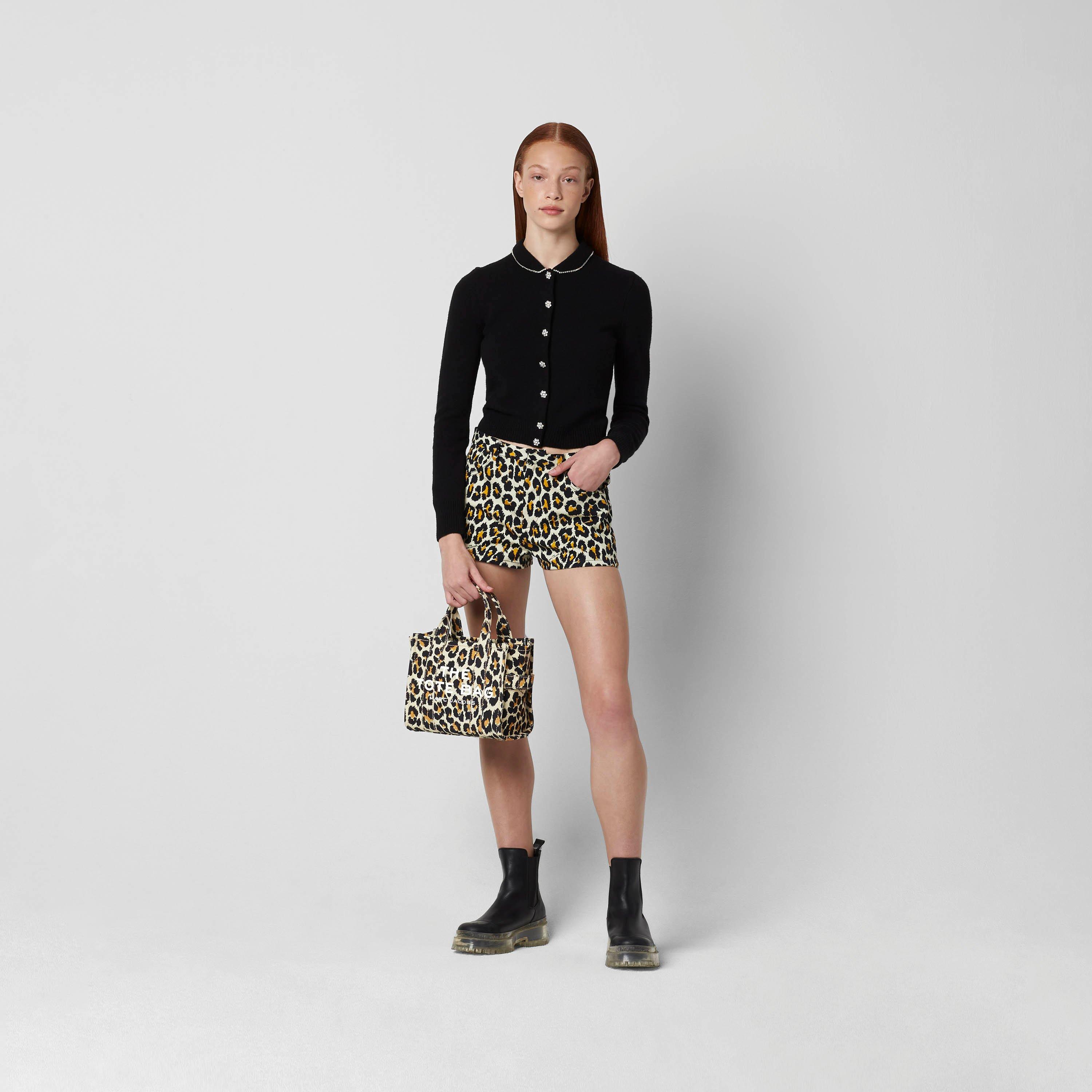 The Leopard Mini Traveler Tote Bag--Alternate view