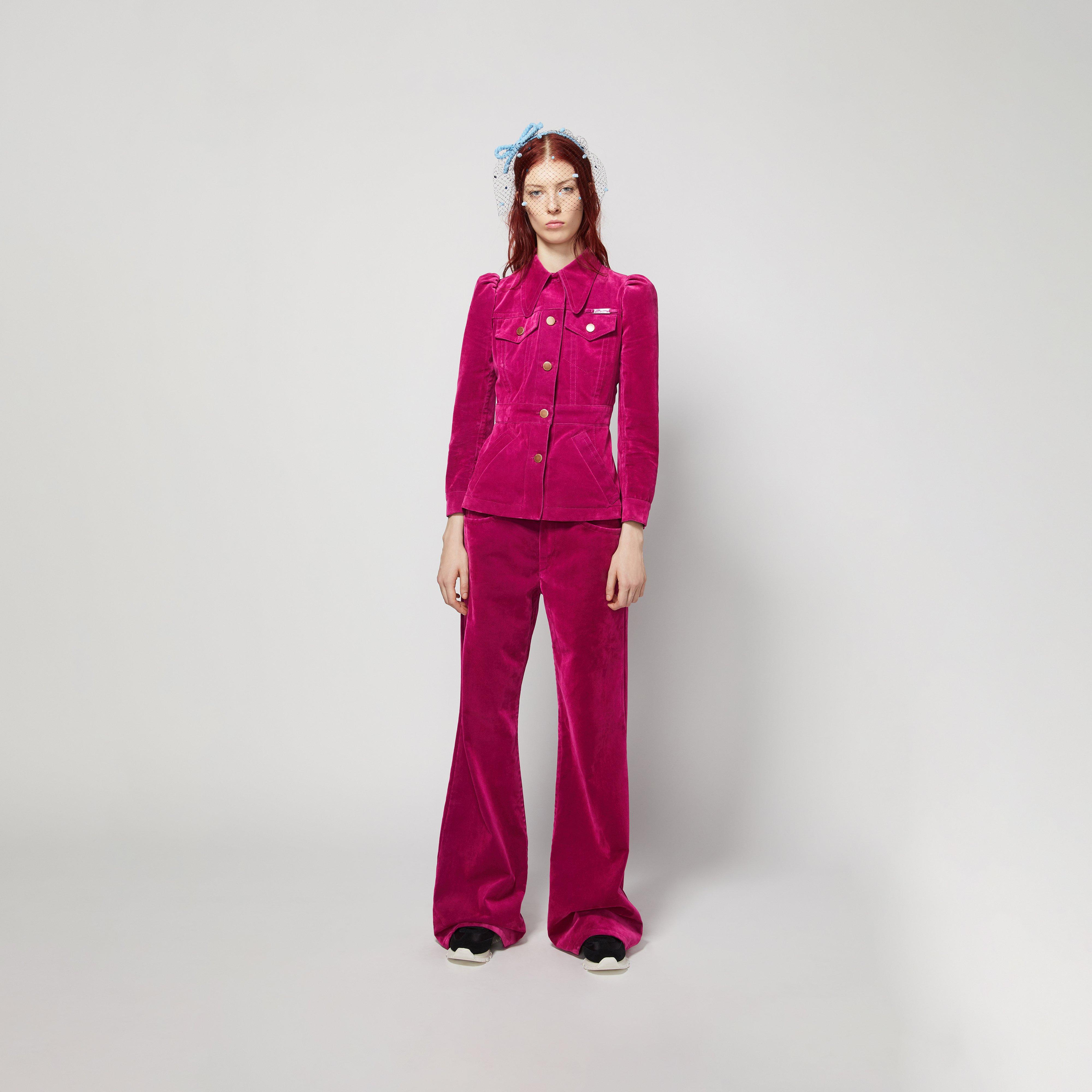 The Velveteen Jean Shirt Jacket--Alternate view