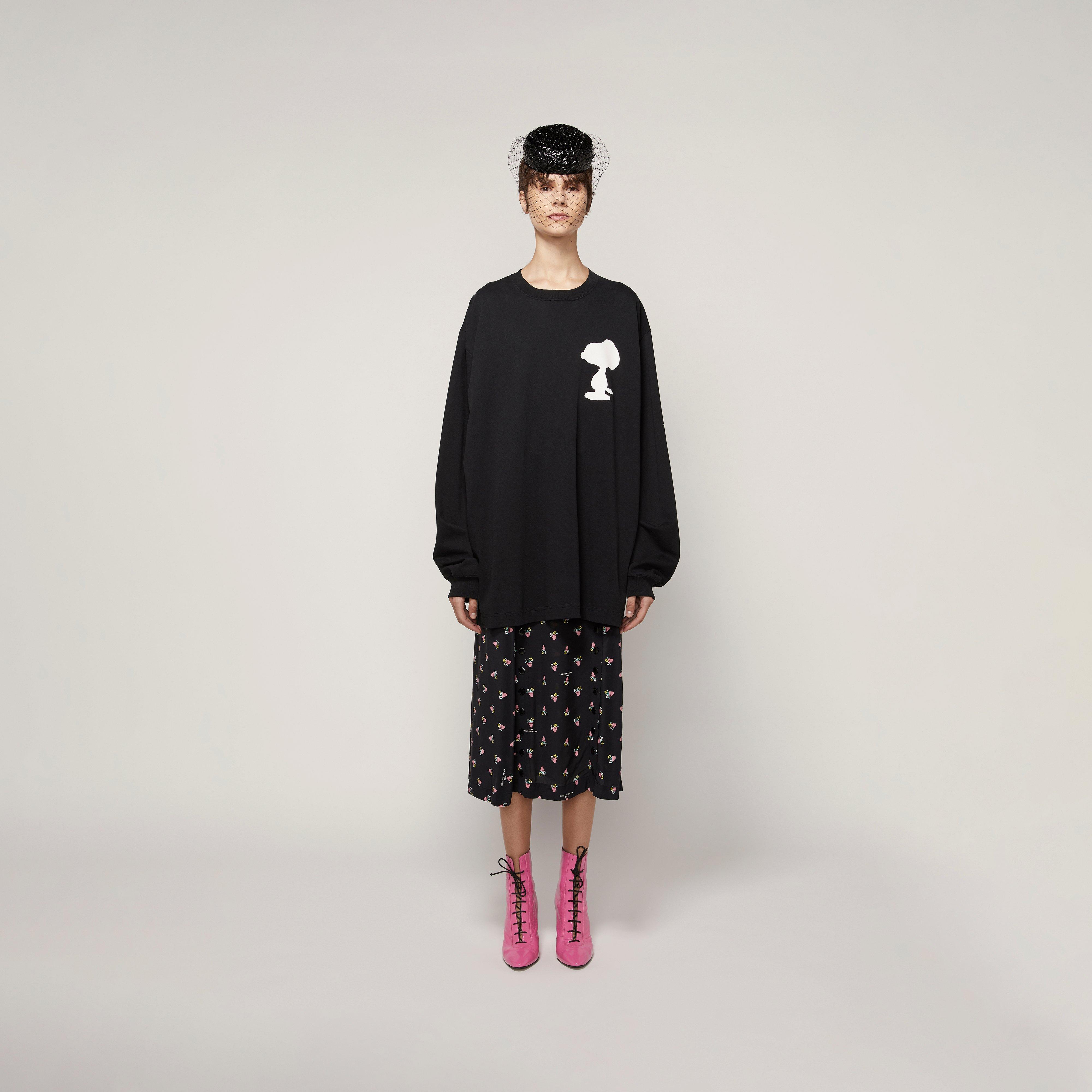 Peanuts&reg; x Marc Jacobs The Long-Sleeve T-Shirt With Snoopy--Alternate view