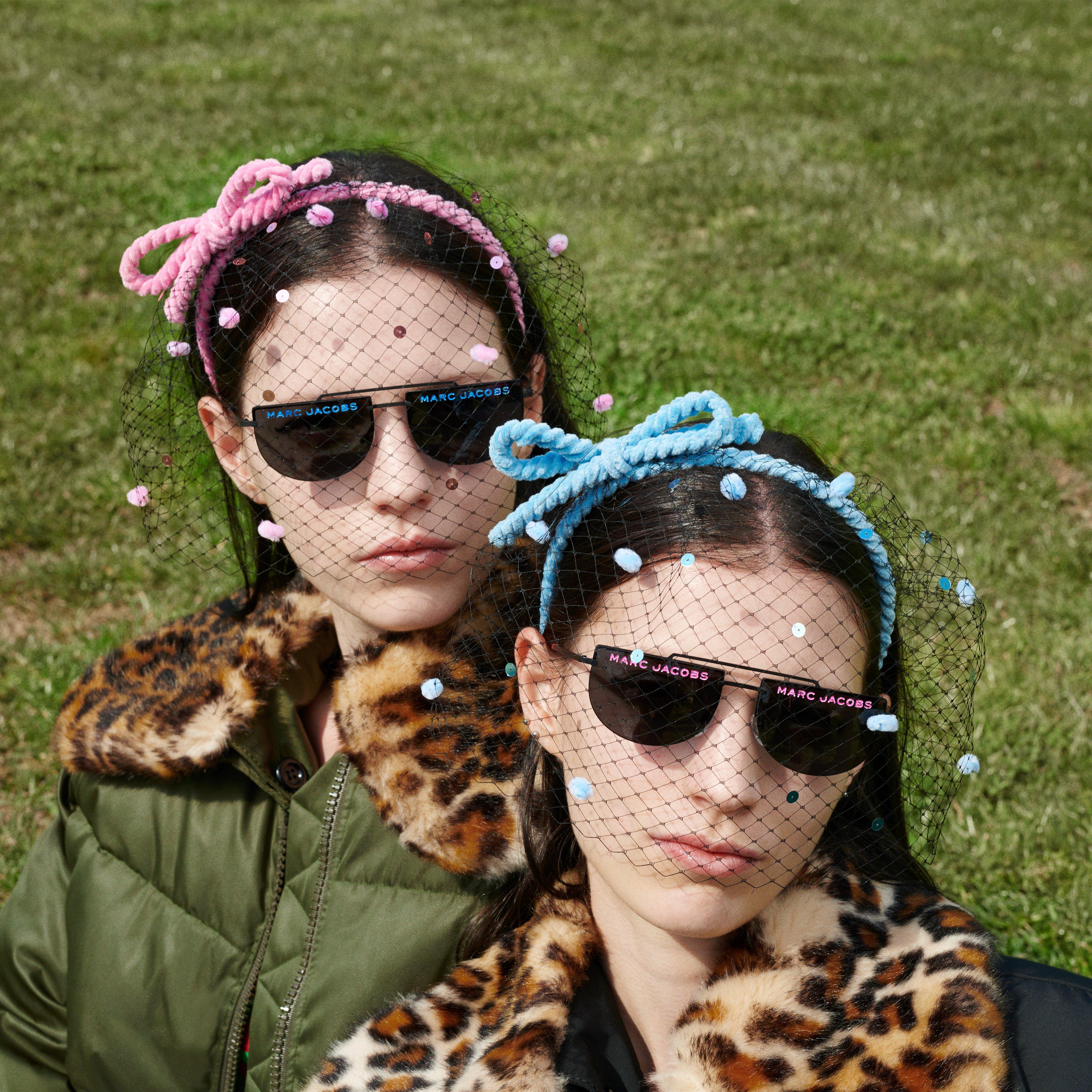 Rimless Logo Sunglasses