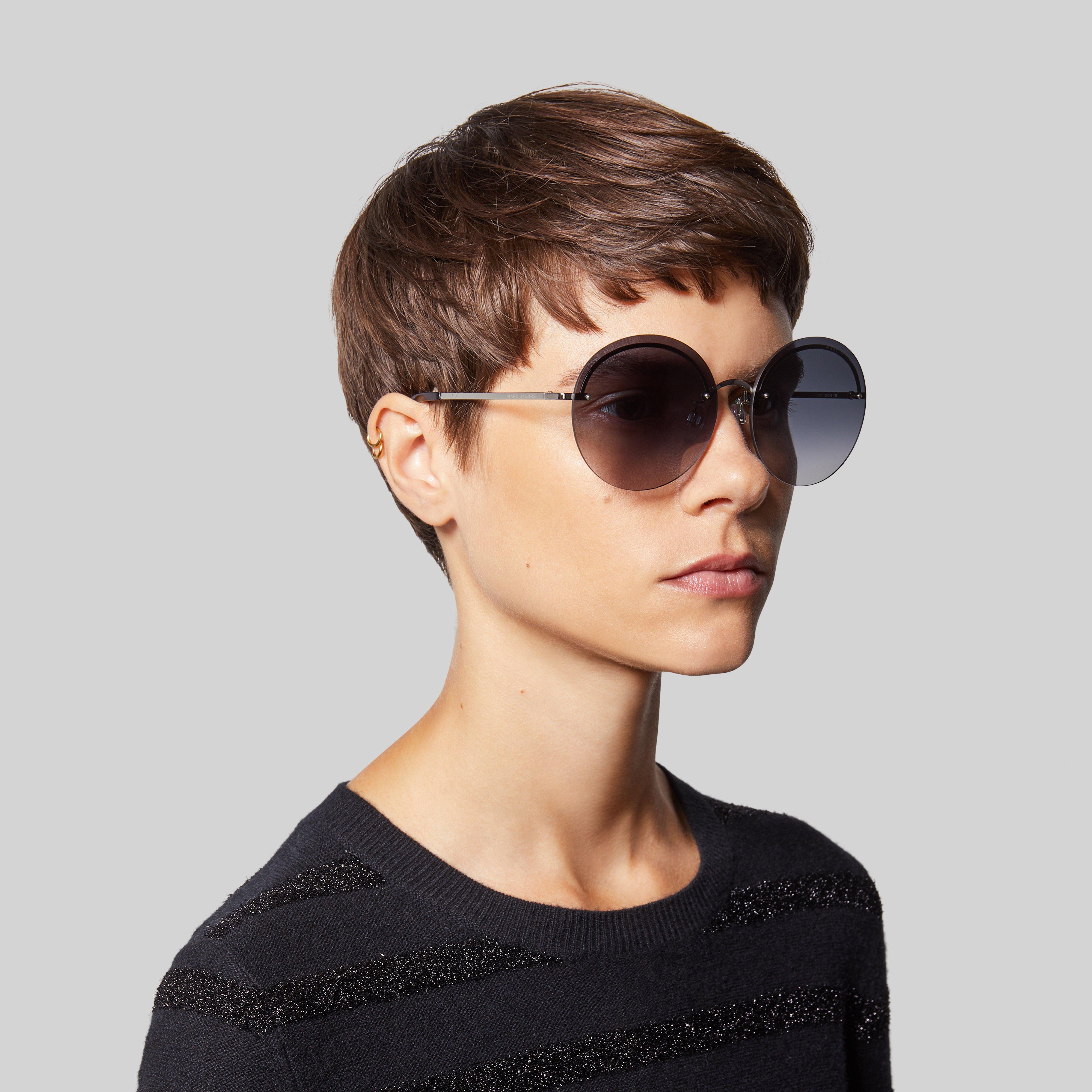 Rimless Boho Round Sunglasses