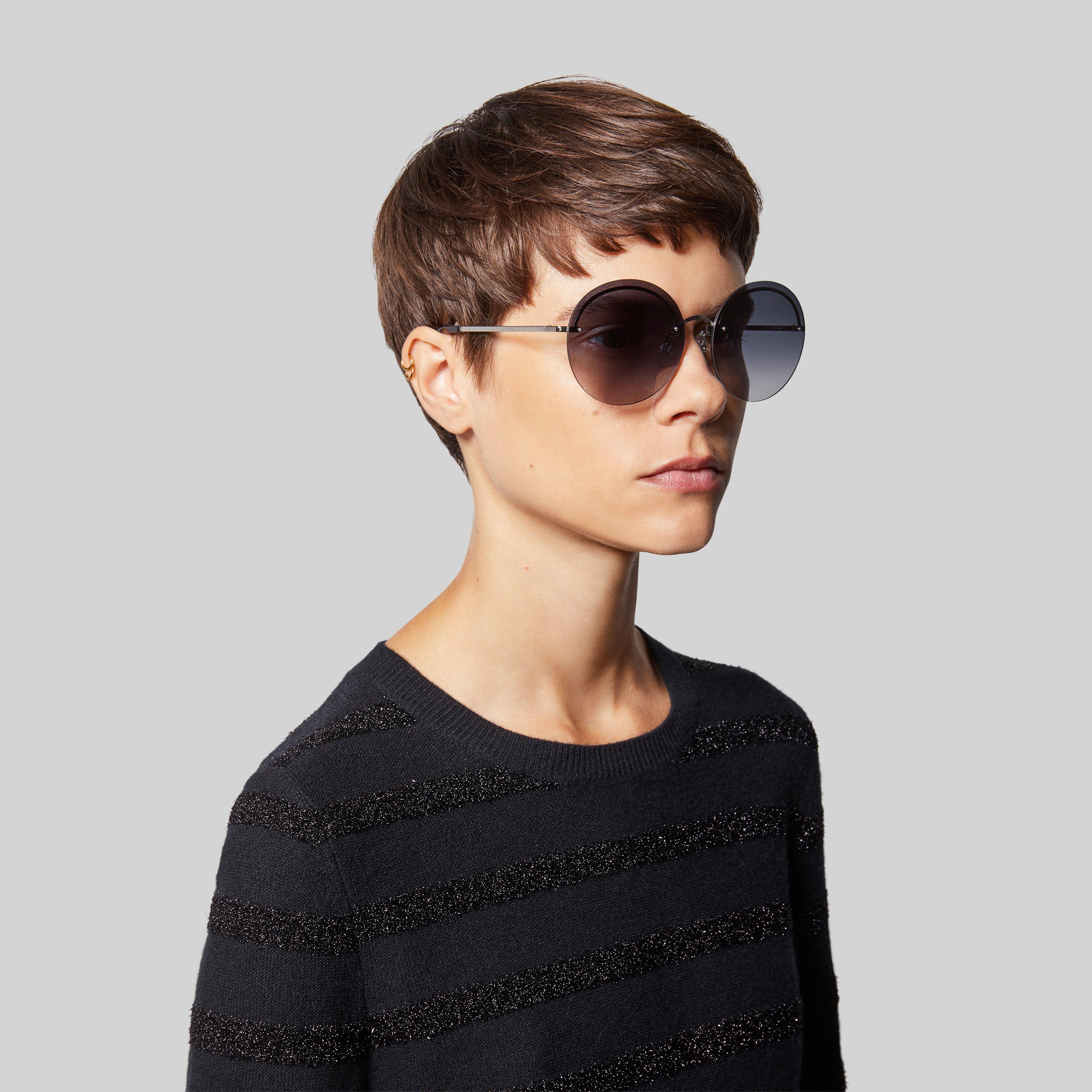 Rimless Boho Round Sunglasses