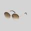 Rimless Boho Round Sunglasses