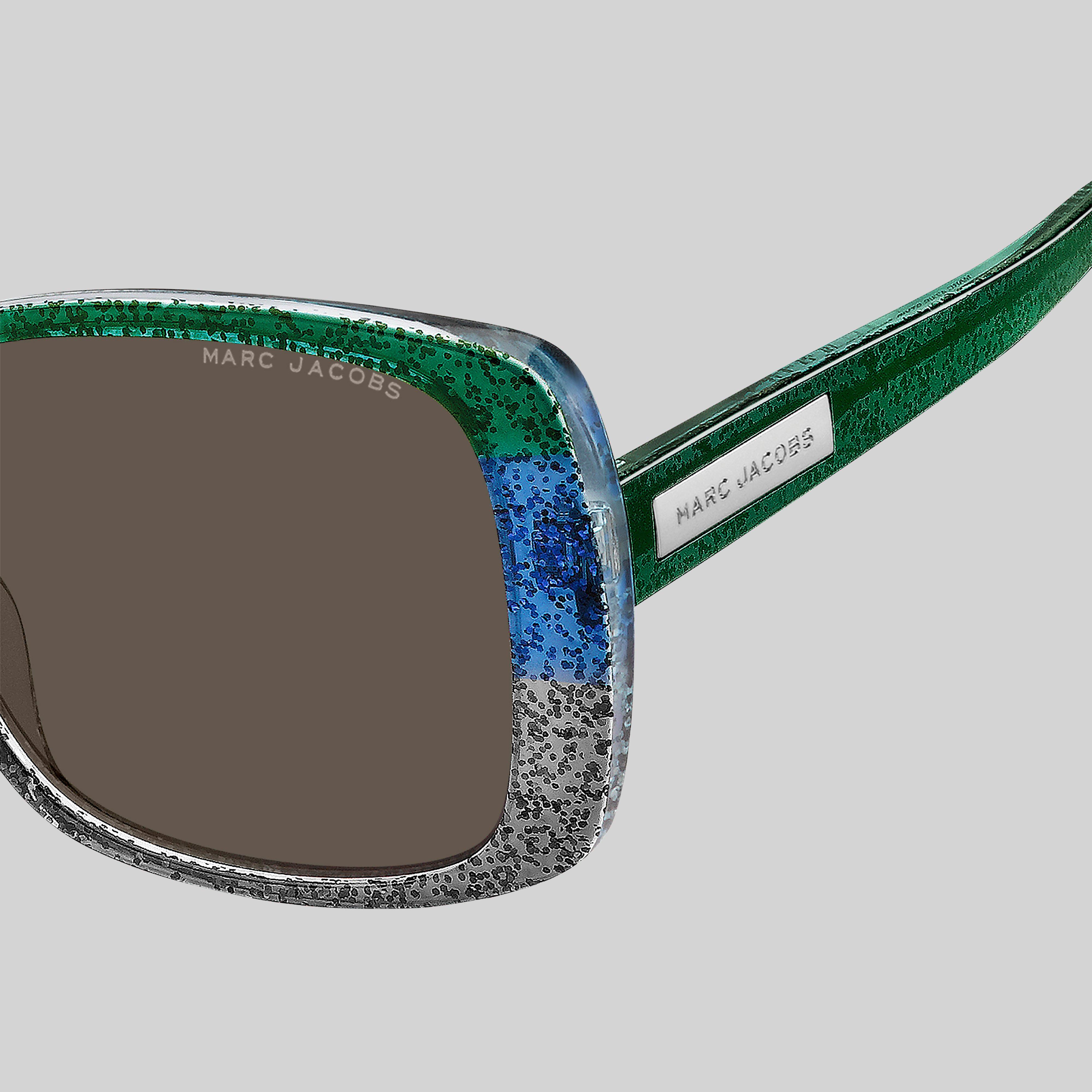 Signature Plaque Square Sunglasses