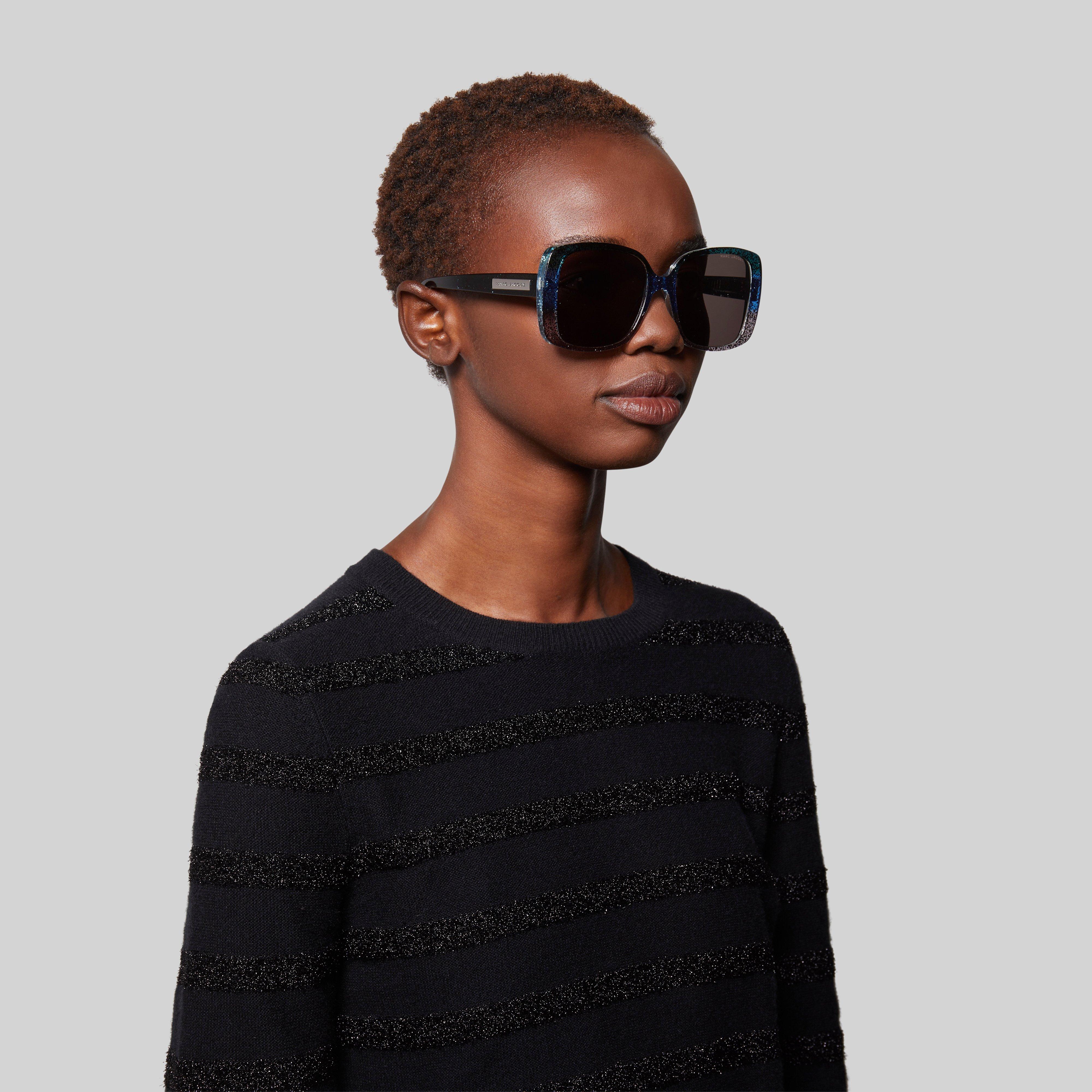 Signature Plaque Square Sunglasses