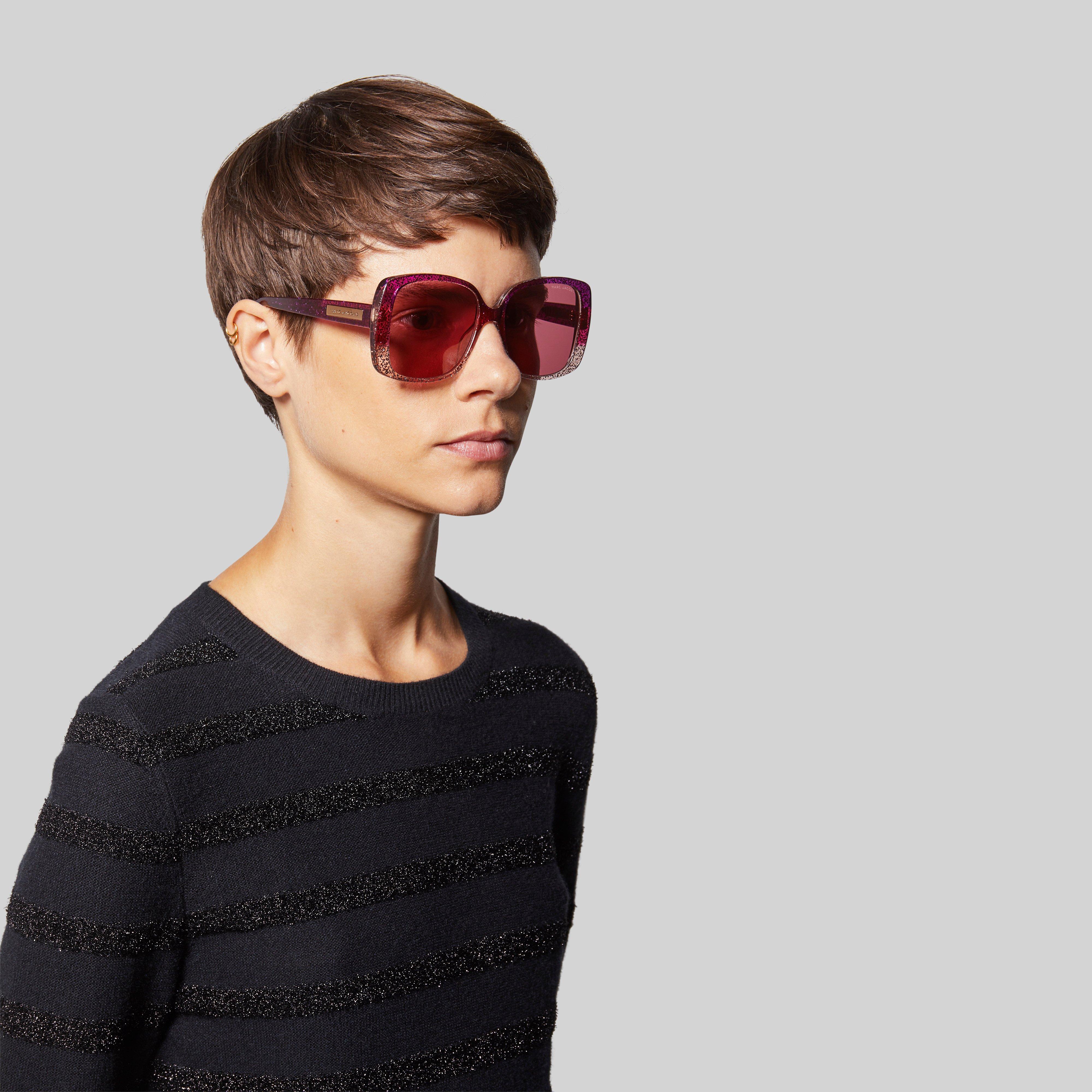 Signature Plaque Square Sunglasses