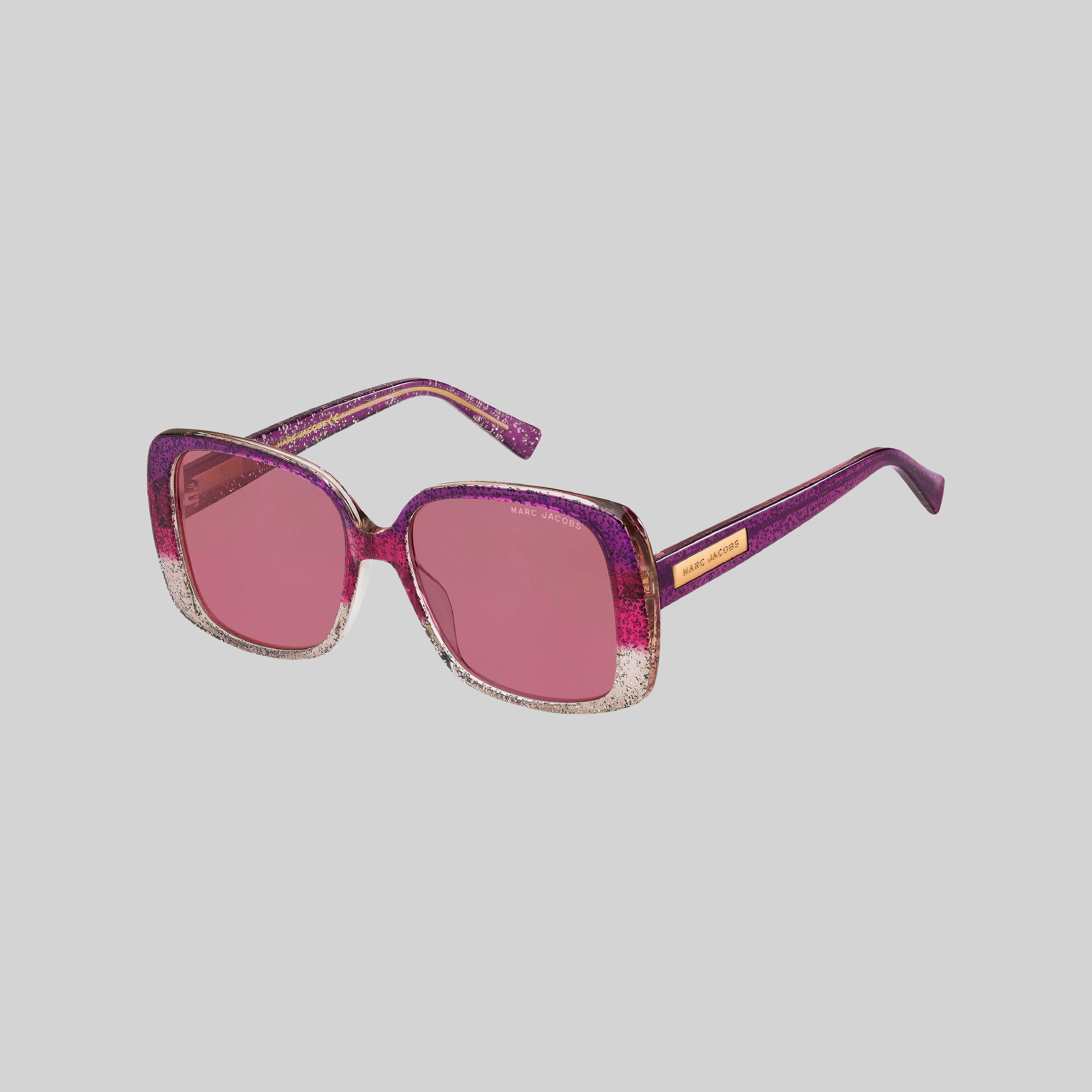 Signature Plaque Square Sunglasses