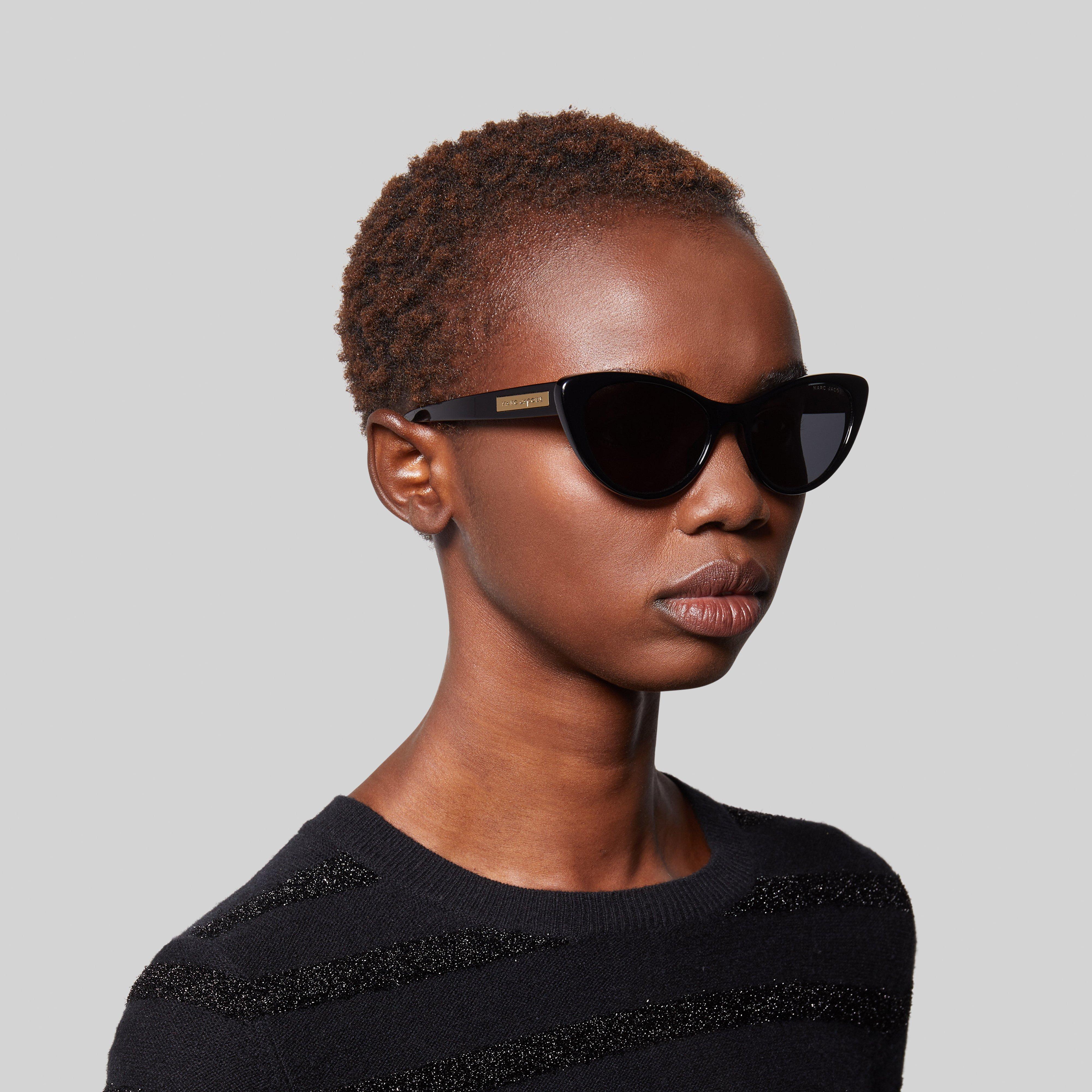 Signature Plaque Cateye Sunglasses