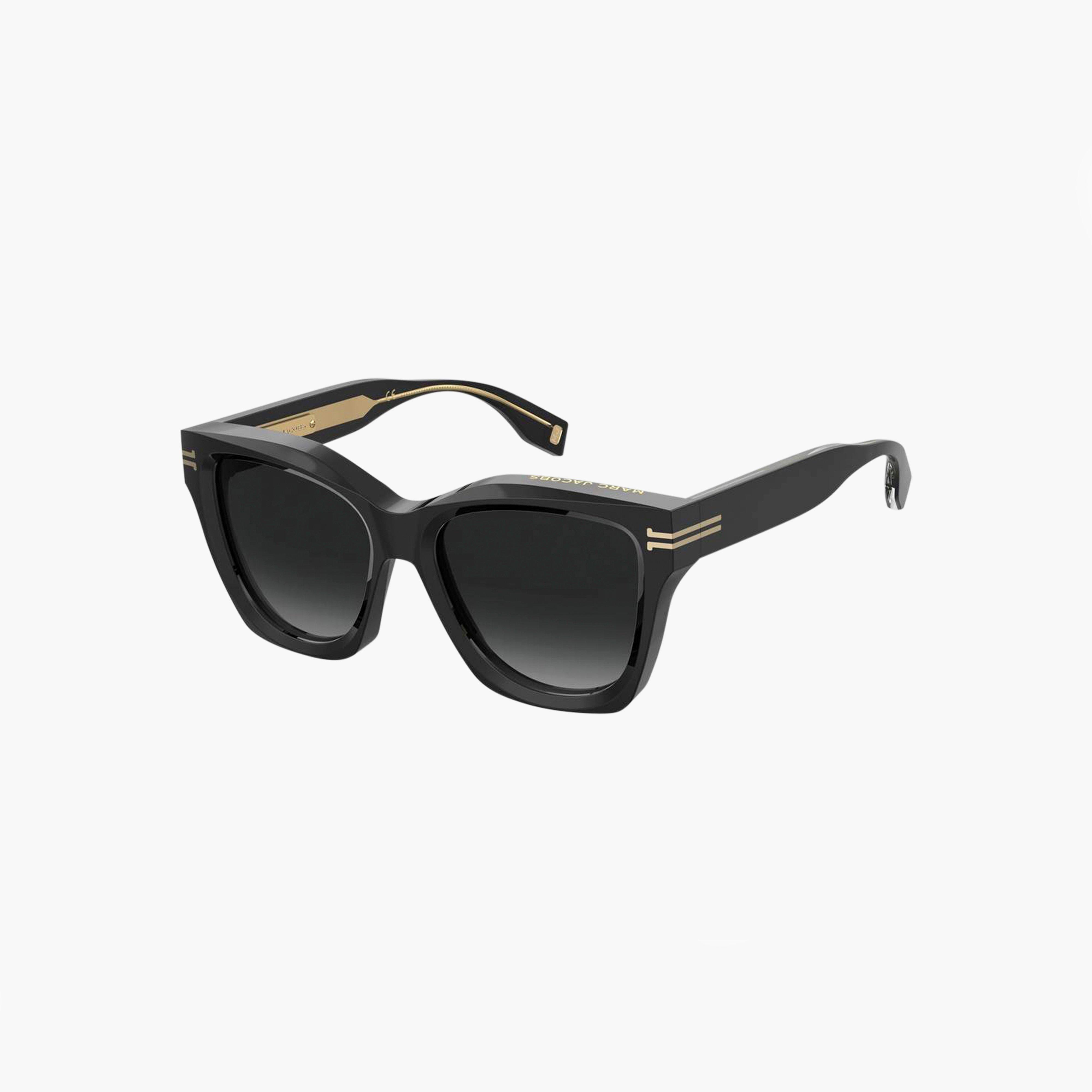 Icon Edge Oversized Square Sunglasses - BLACK