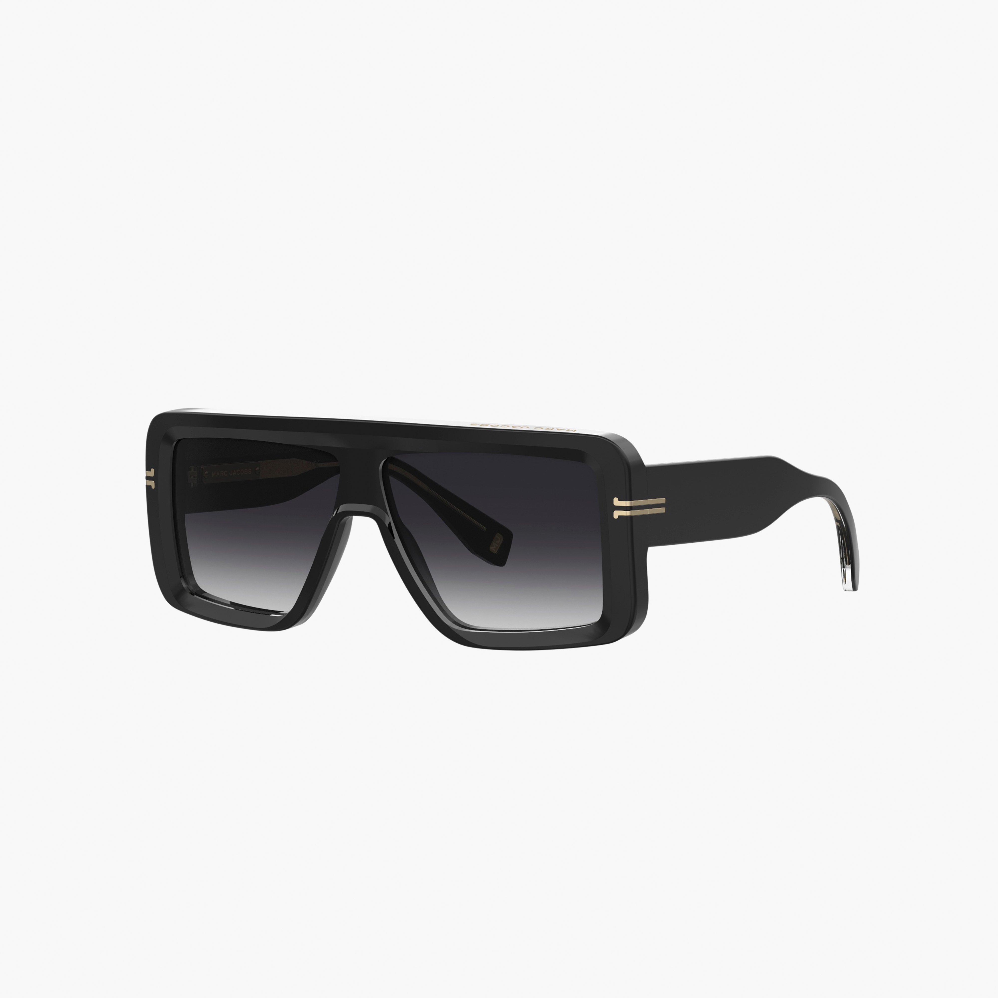 Icon Rectangular Sunglasses - BLACK