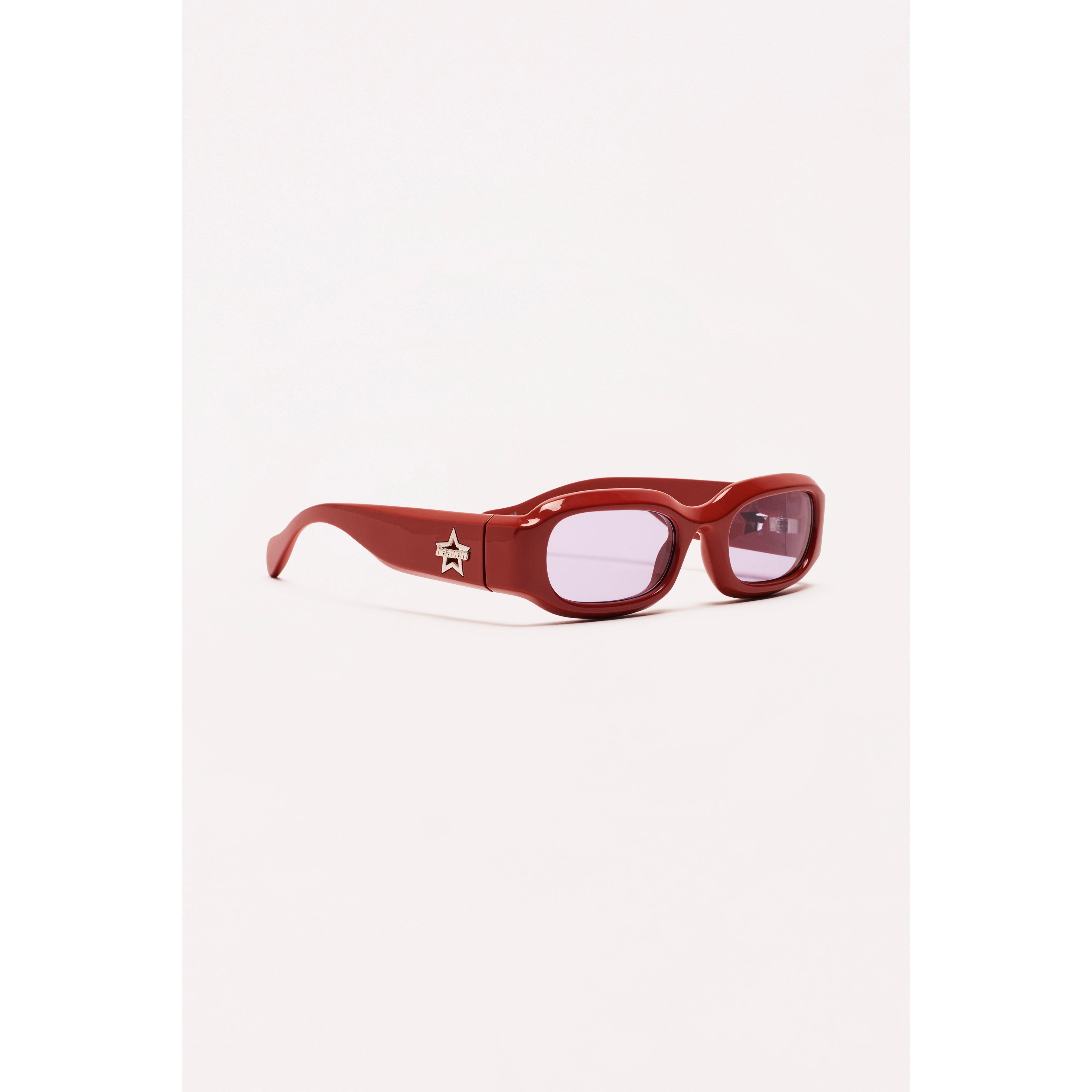 HEAVEN RECTANGULAR SUNGLASSES - ORANGE