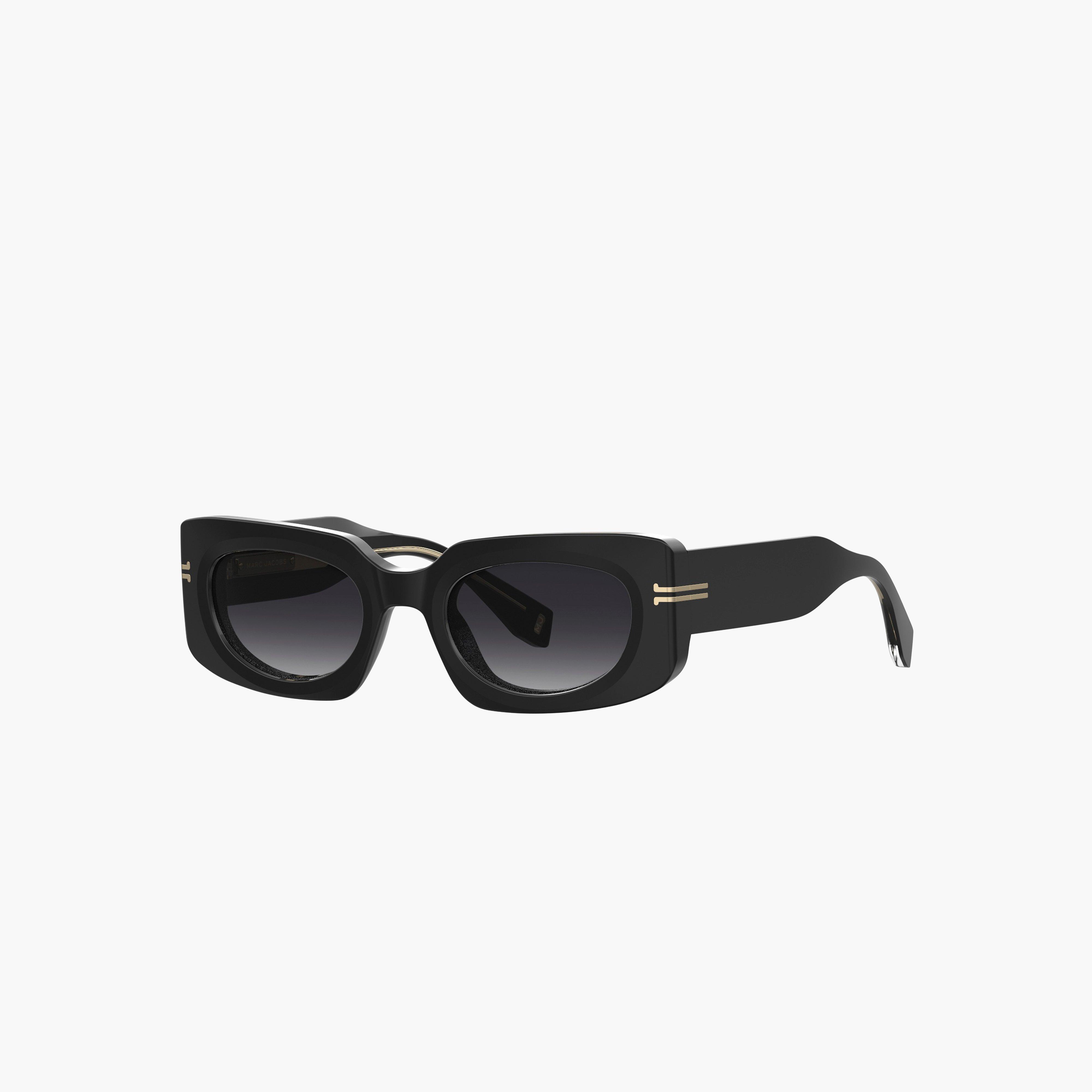 Icon Rectangular Sunglasses - BLACK