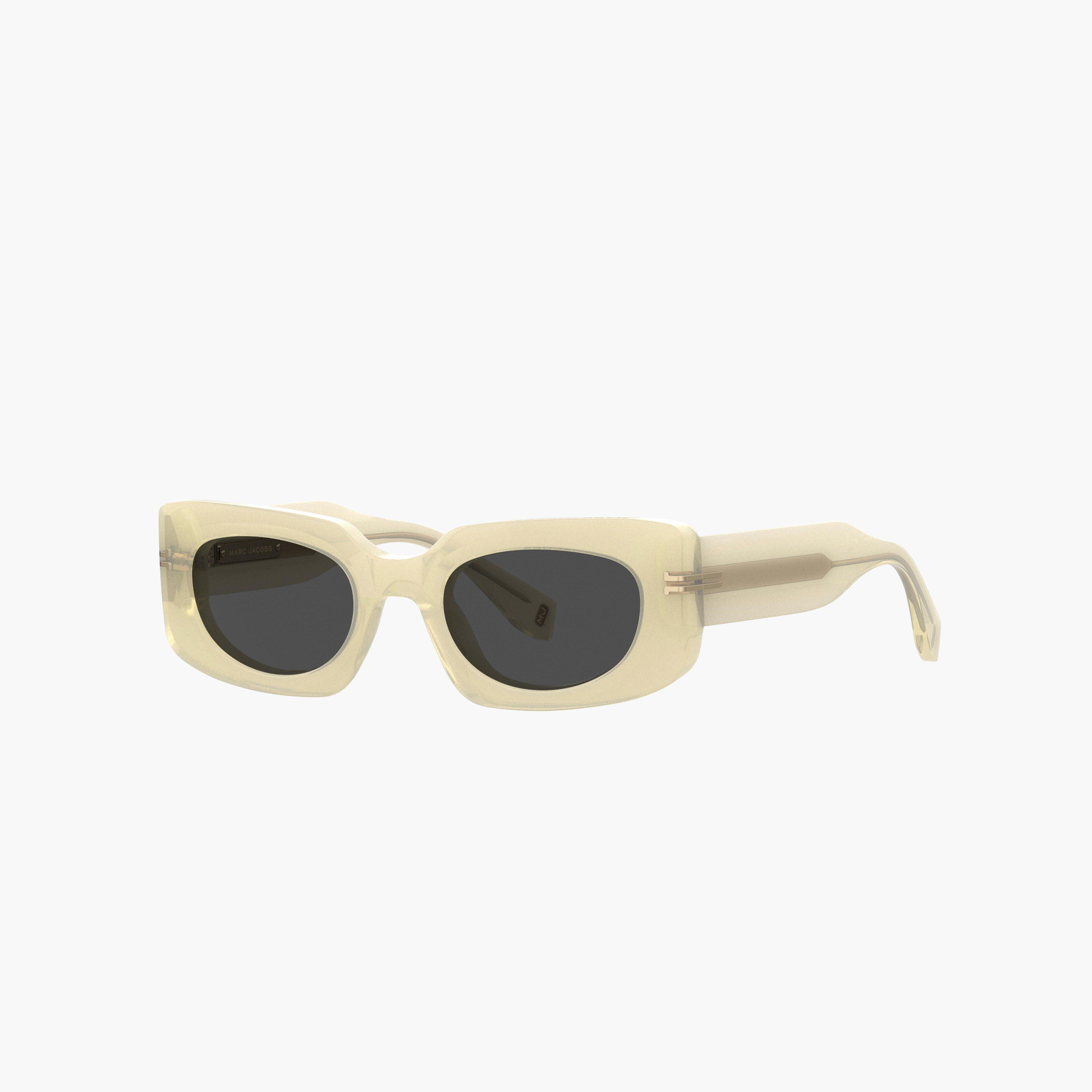 Icon Rectangular Sunglasses - YELLOW