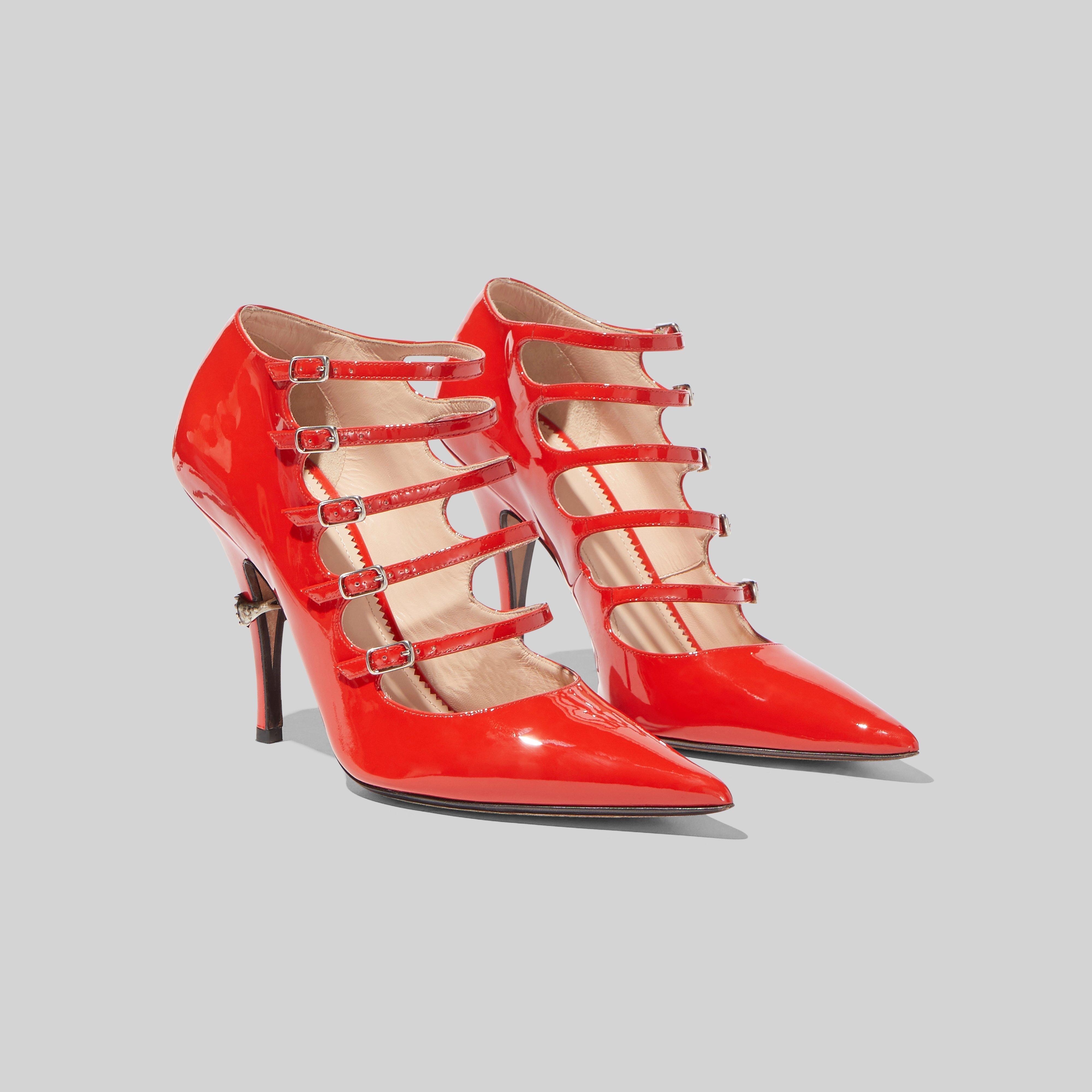 Marc Jacobs The Goth Pump In Red