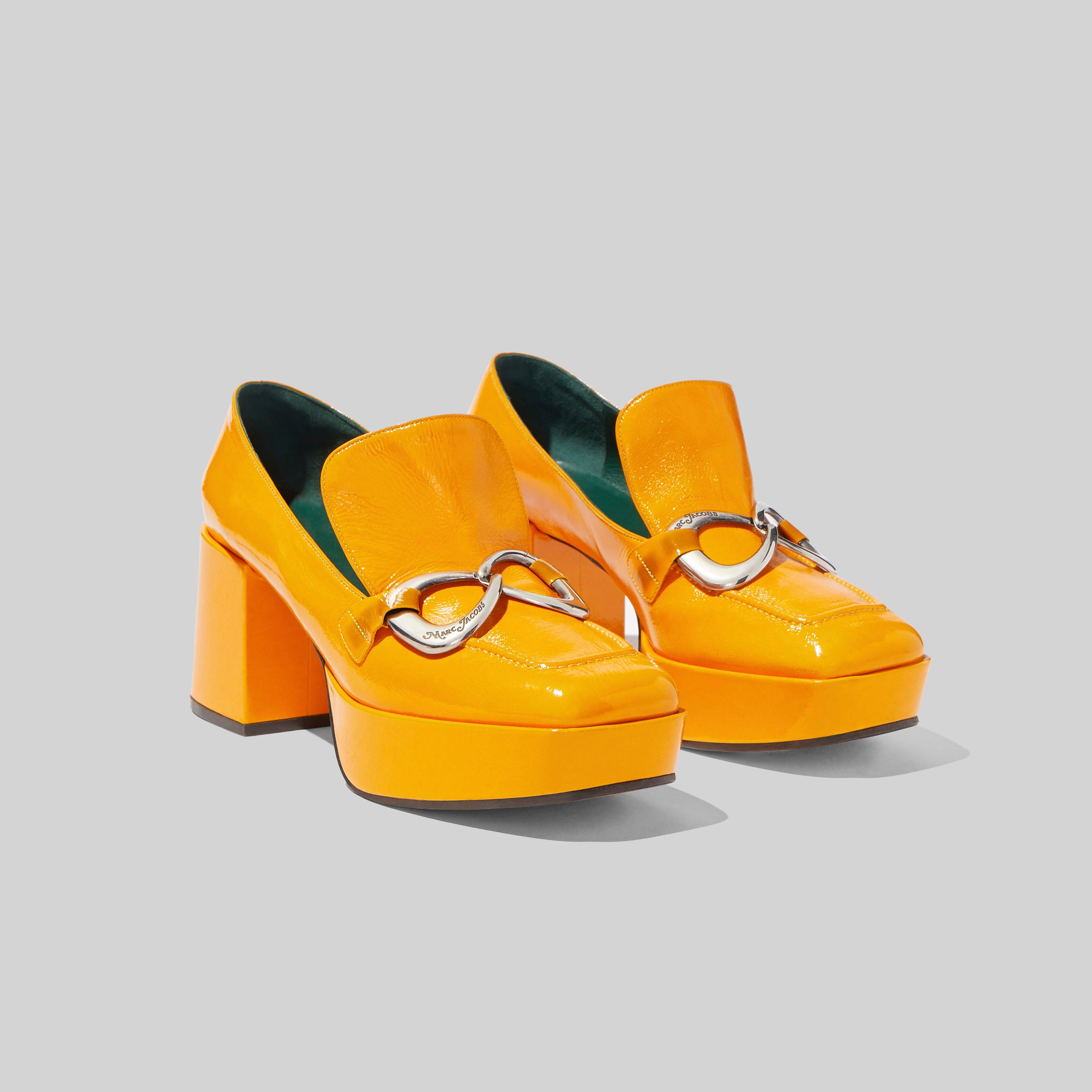 Marc Jacobs The Papillon Loafer In Tangerine
