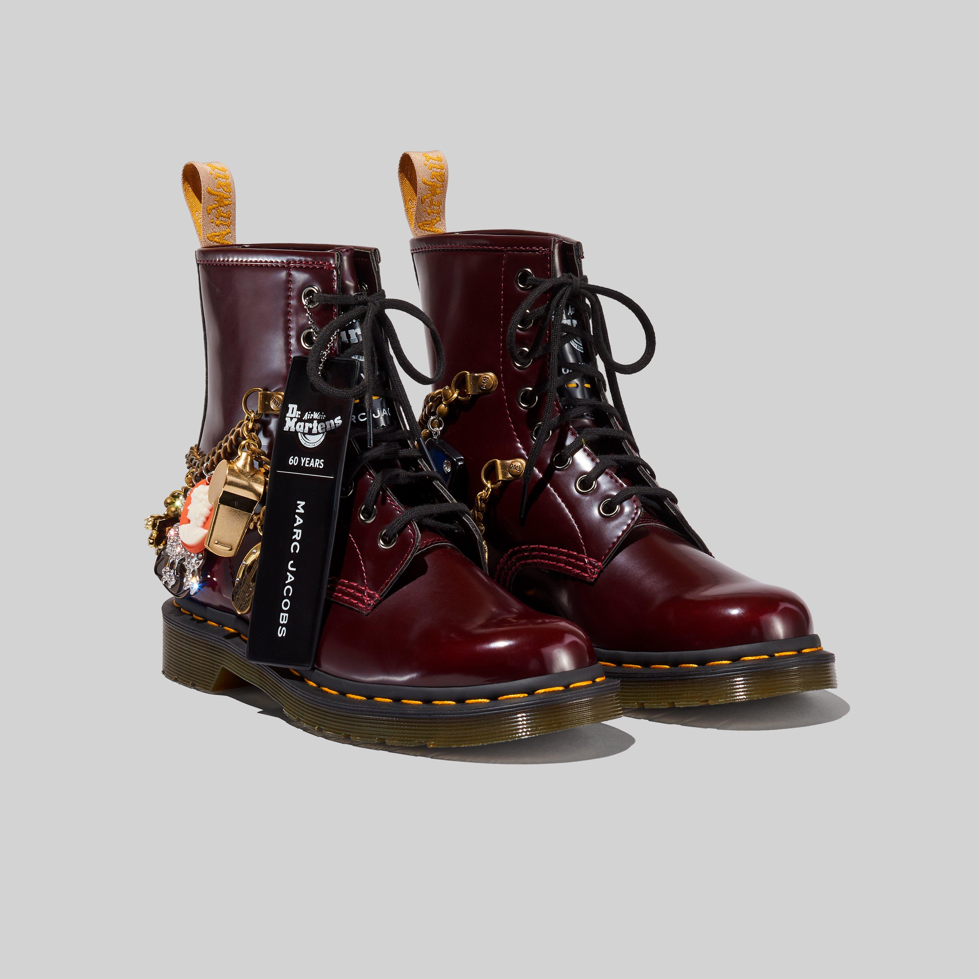 Marc Jacobs Dr. Martens X 1460 Boot In Cherry Red | ModeSens