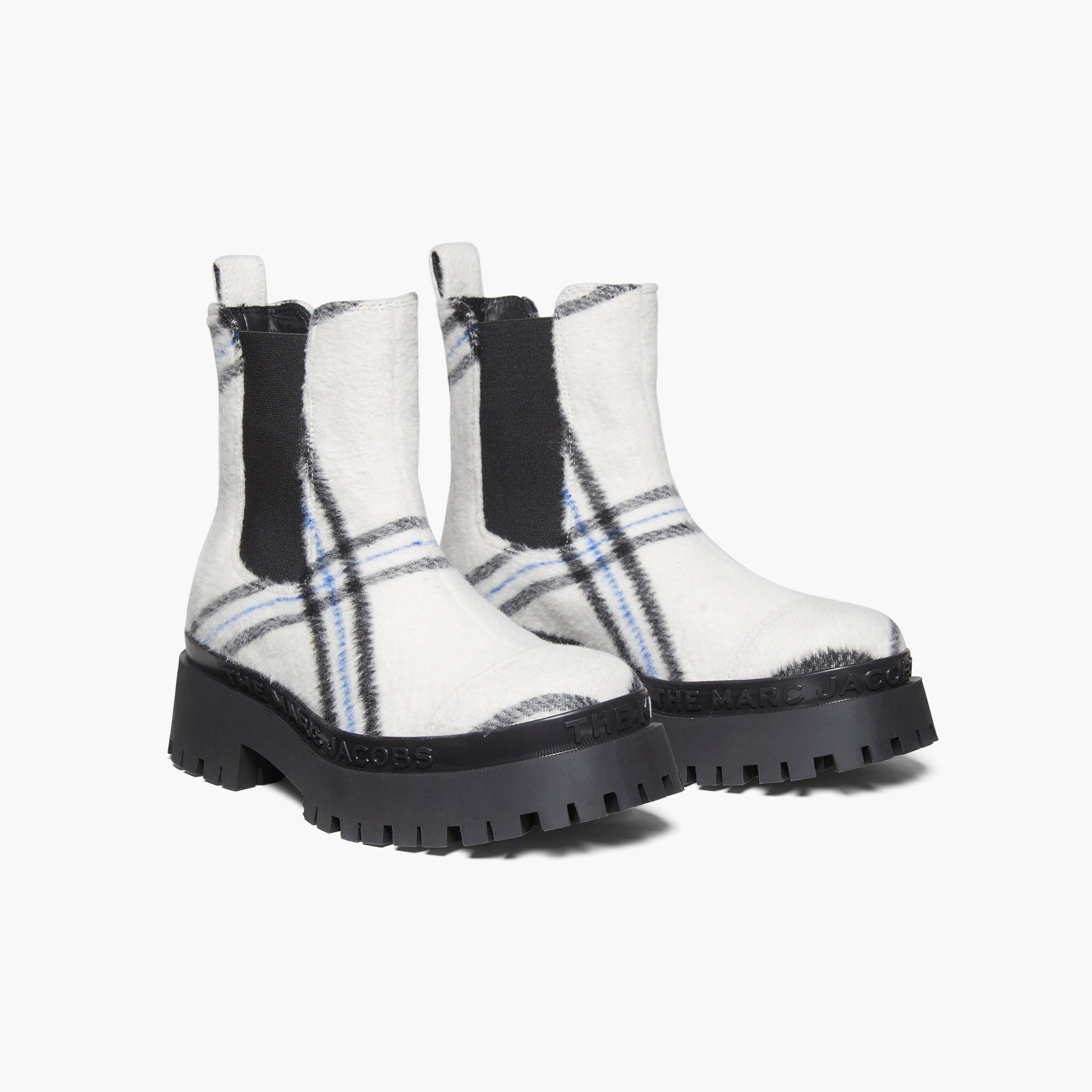 marc jacobs black platform boots