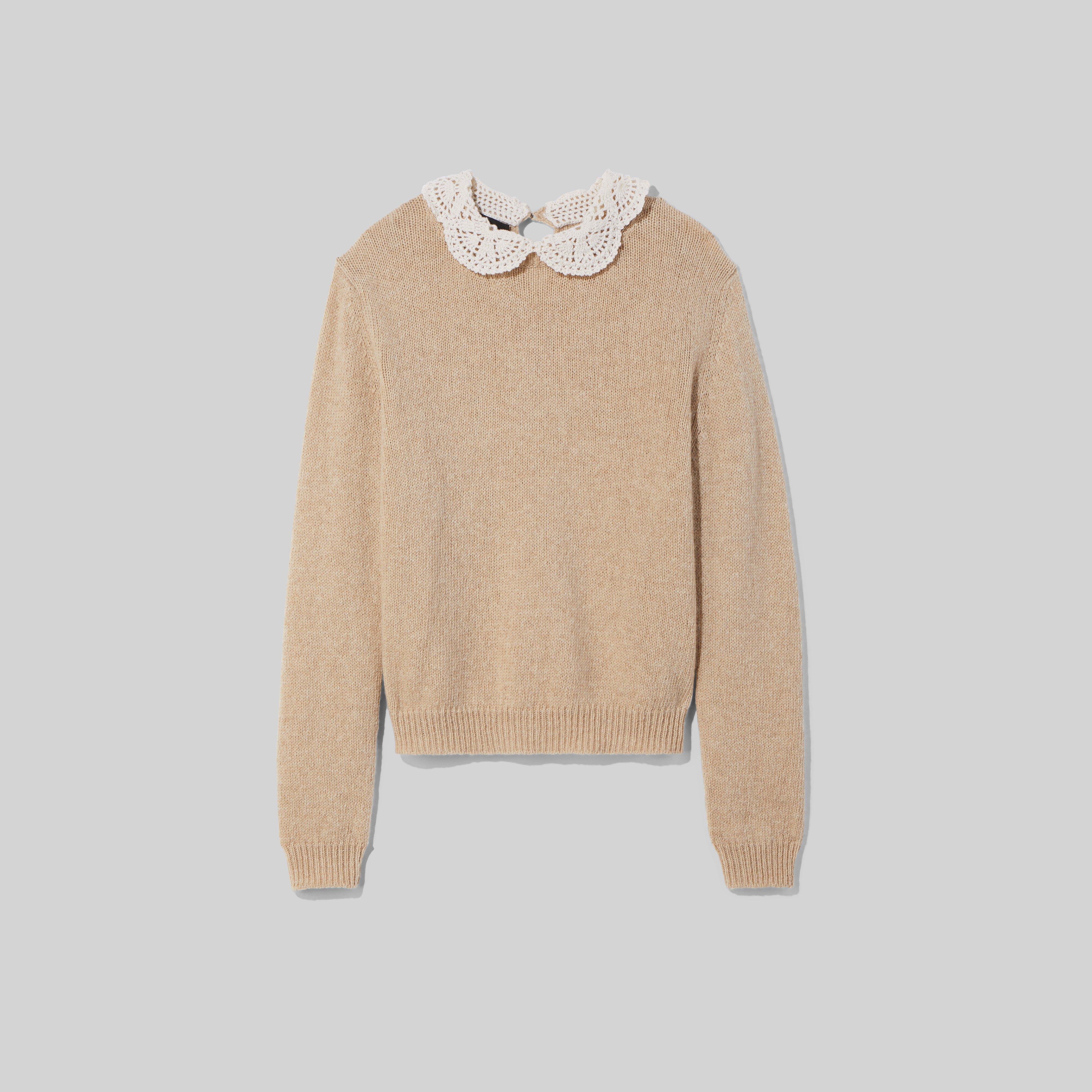 The Crochet Collar Sweater