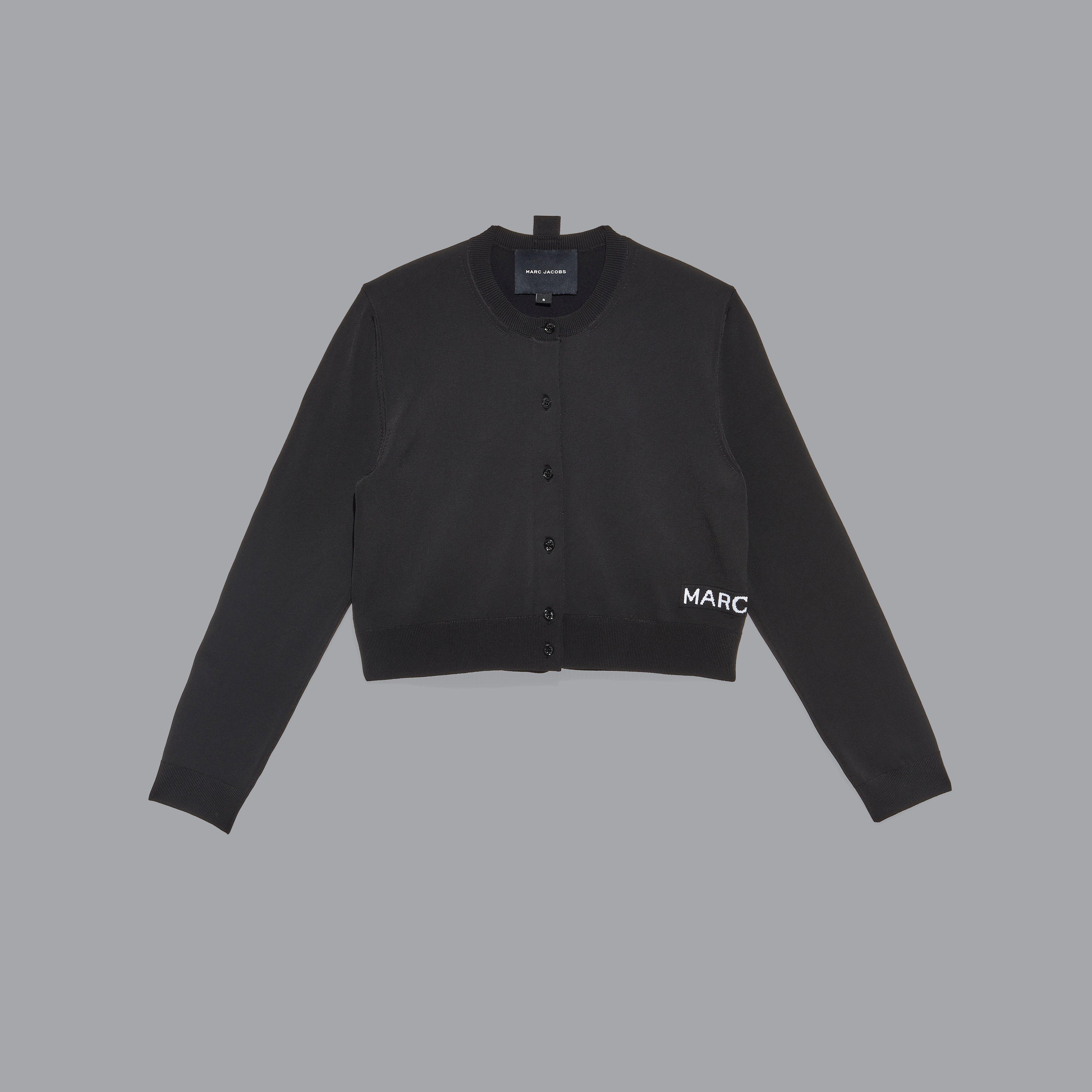 The Cropped Cardigan - BLACK