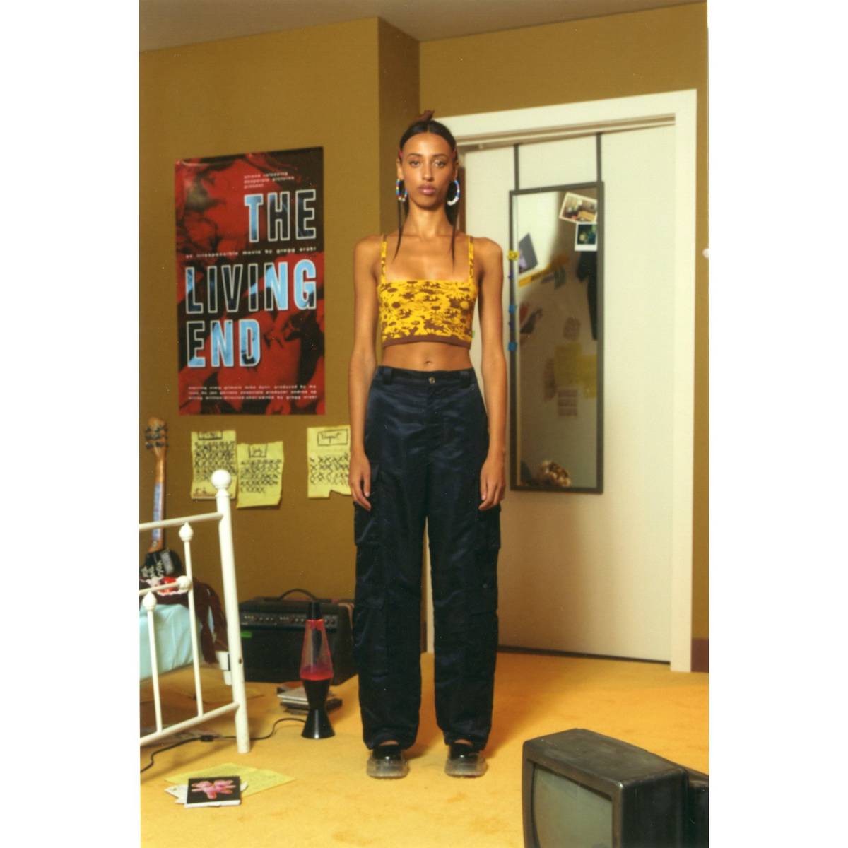 Image of MARC JACOBS Women's Nylon Pocket Pants in Black, Size Large