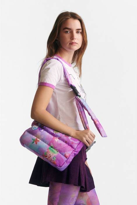 Marc Jacobs Purple Heaven By Nylon Crossbody Bag