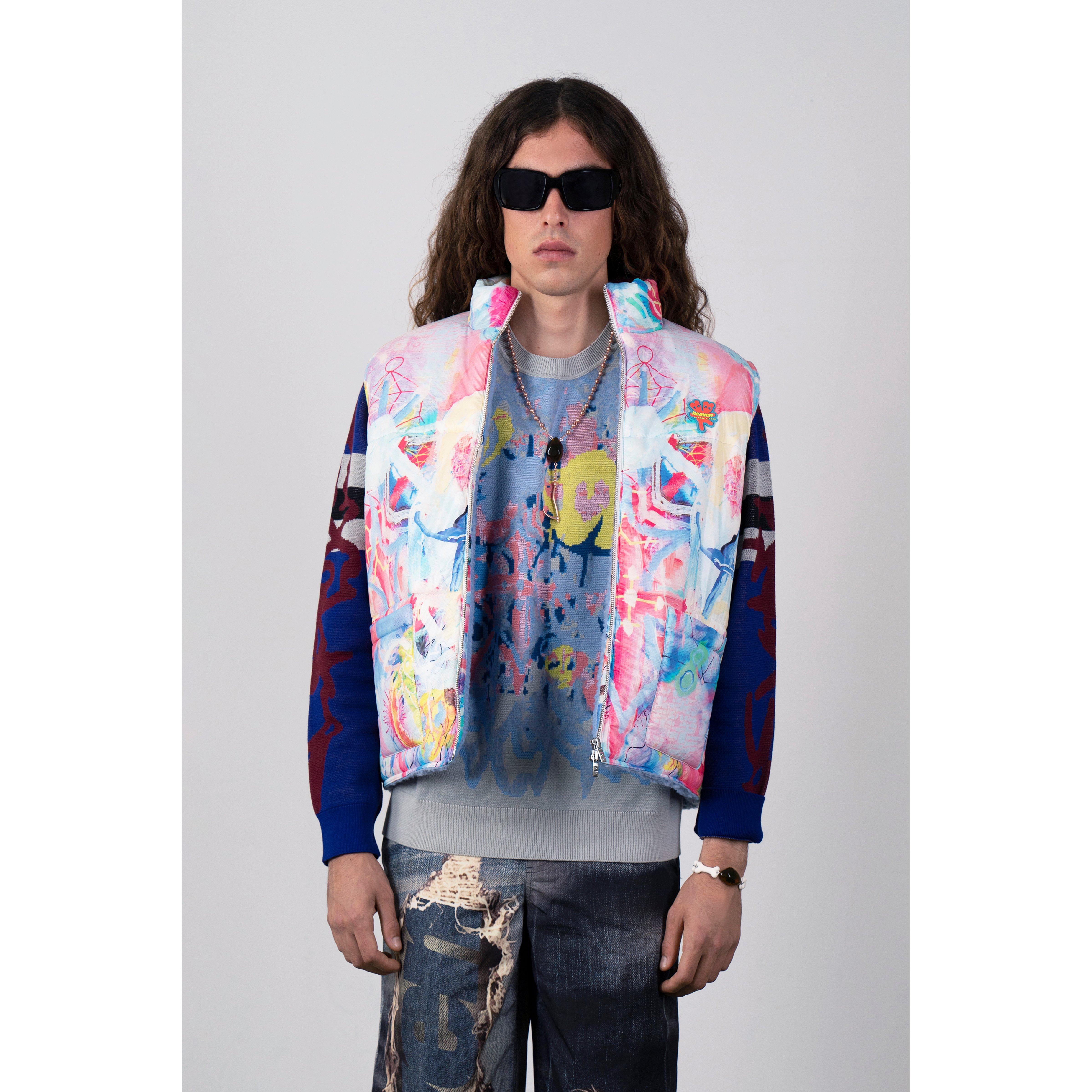 supplier Monogram Denim Puffer Vest | www.autoglaz.nl