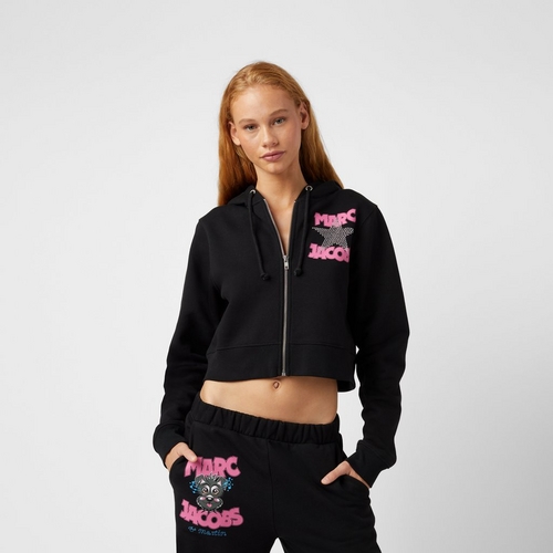 Devon Cropped Zip Hoodie