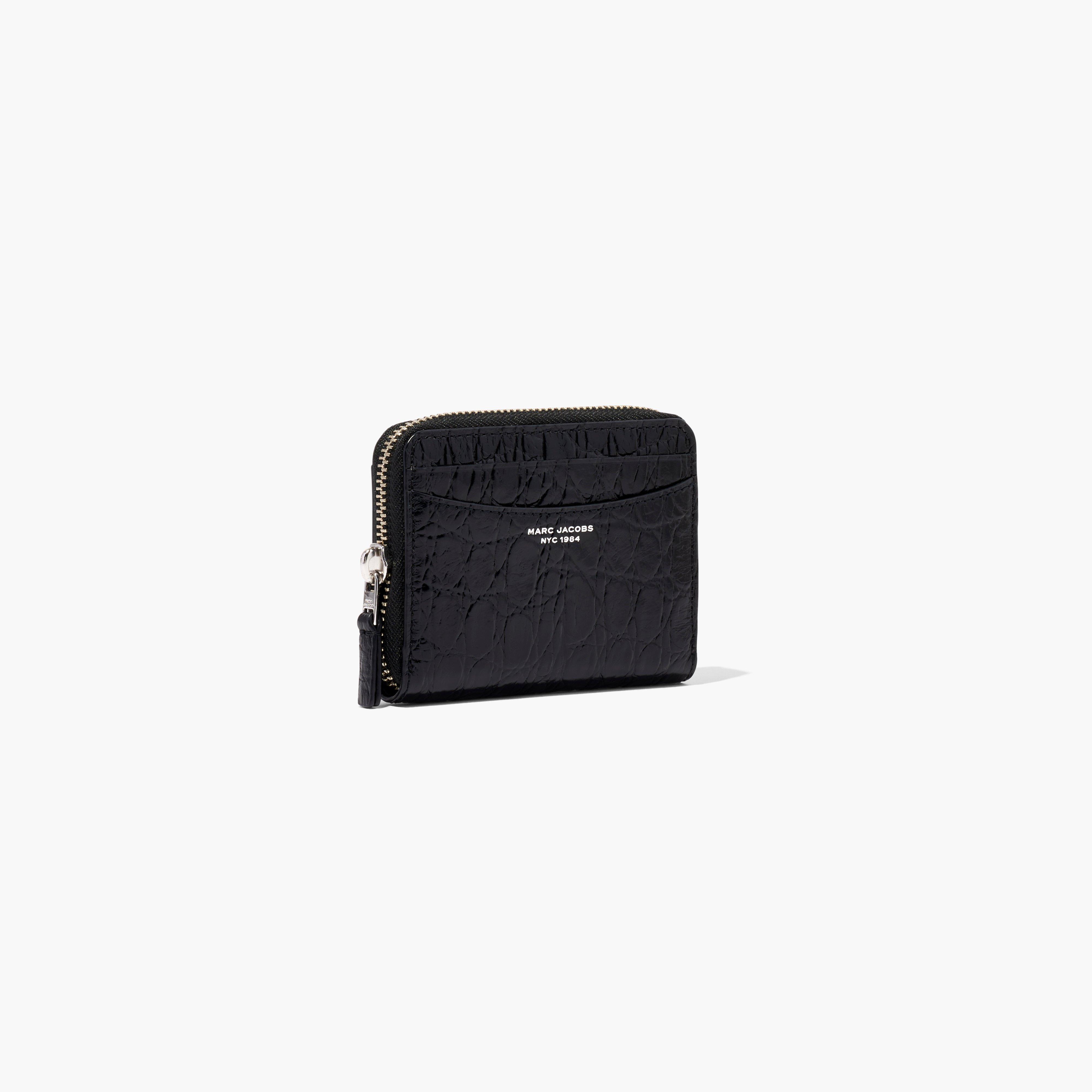 The Slim 84 Croc-Embossed Zip Around Wallet | Marc Jacobs | Official Site