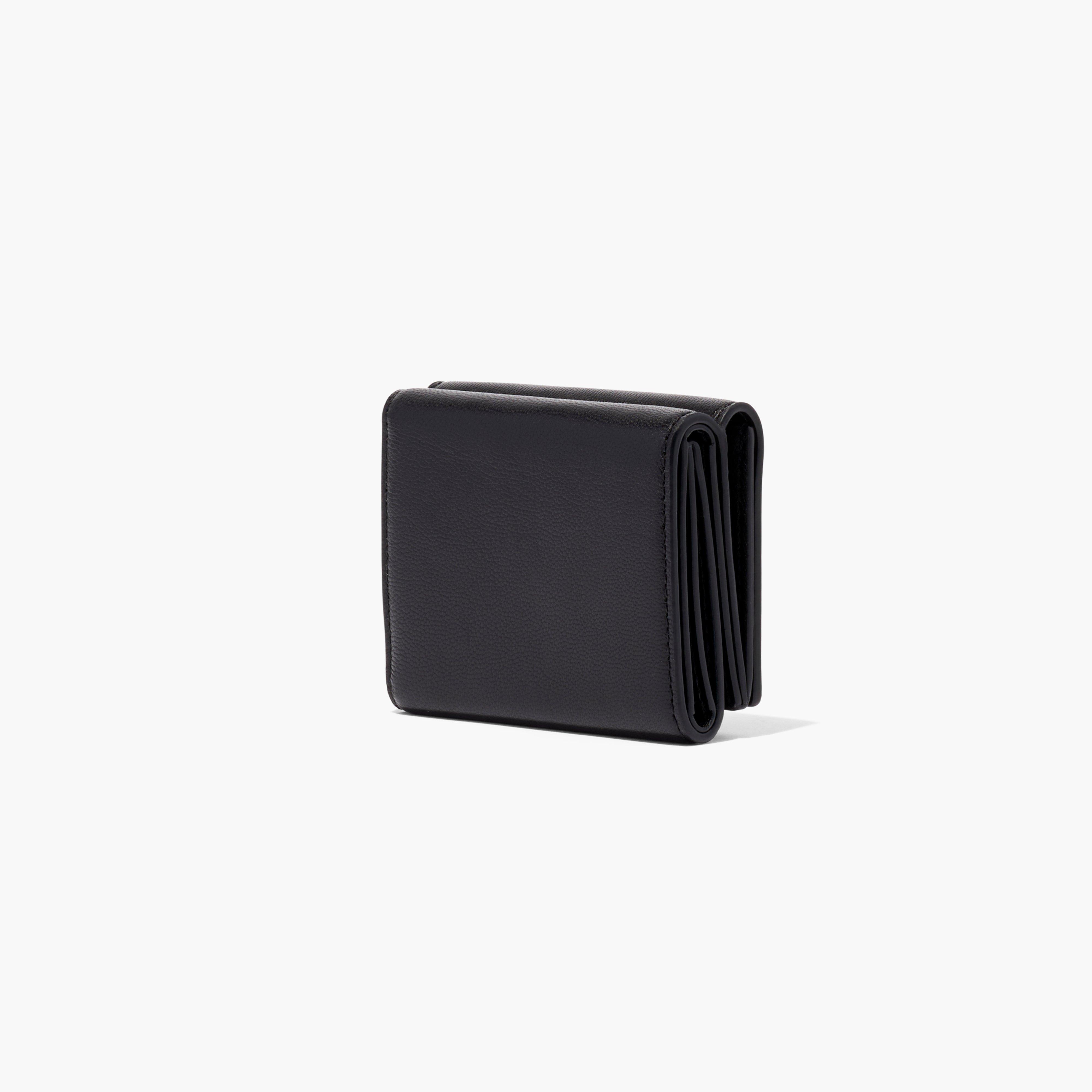 The Slim 84 Medium Trifold Wallet - BLACK--Alternate view
