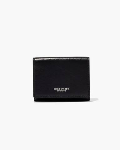 Marc by Marc jacobs The Slim 84 Medium Trifold Wallet,BLACK