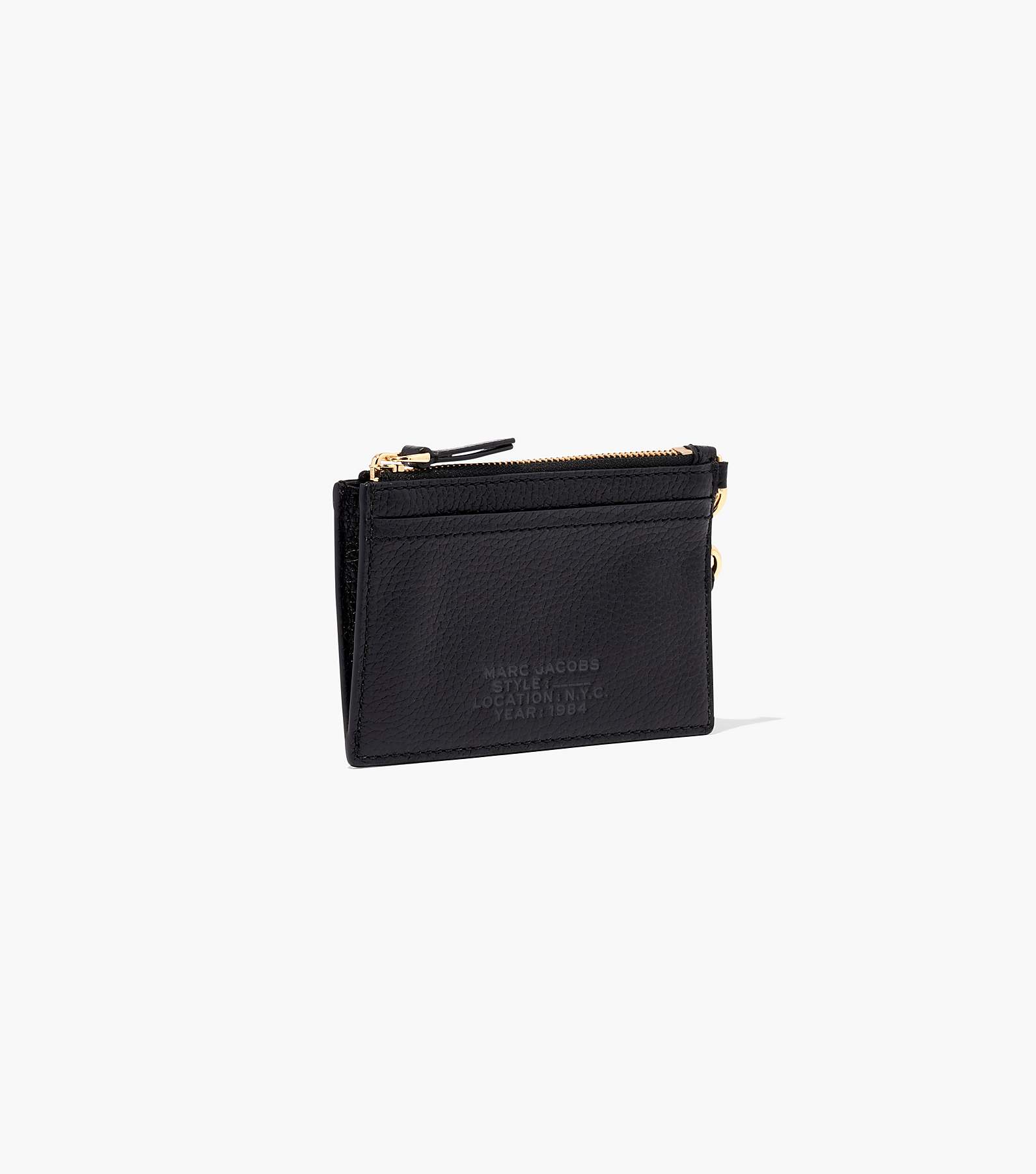 The Leather Top Zip Wristlet The Leather Top Zip Wristlet