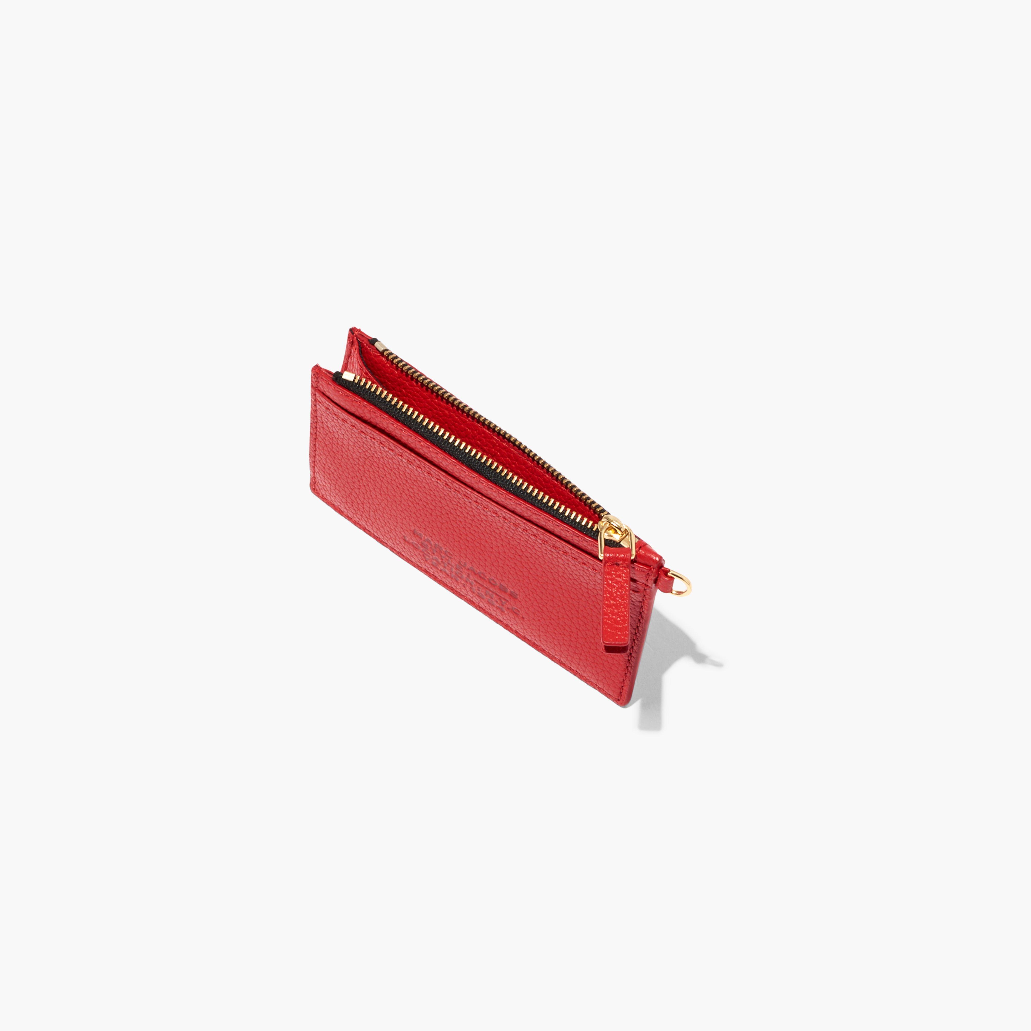 The Leather Top Zip Wristlet(View All Wallets)