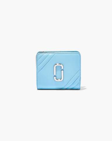 마크 제이콥스 지갑 Marc Jacobs The Glam Shot Mini Compact Wallet,AIR BLUE