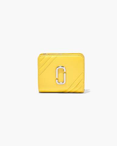 마크 제이콥스 지갑 Marc Jacobs The Glam Shot Mini Compact Wallet,GOLDEN KIWI